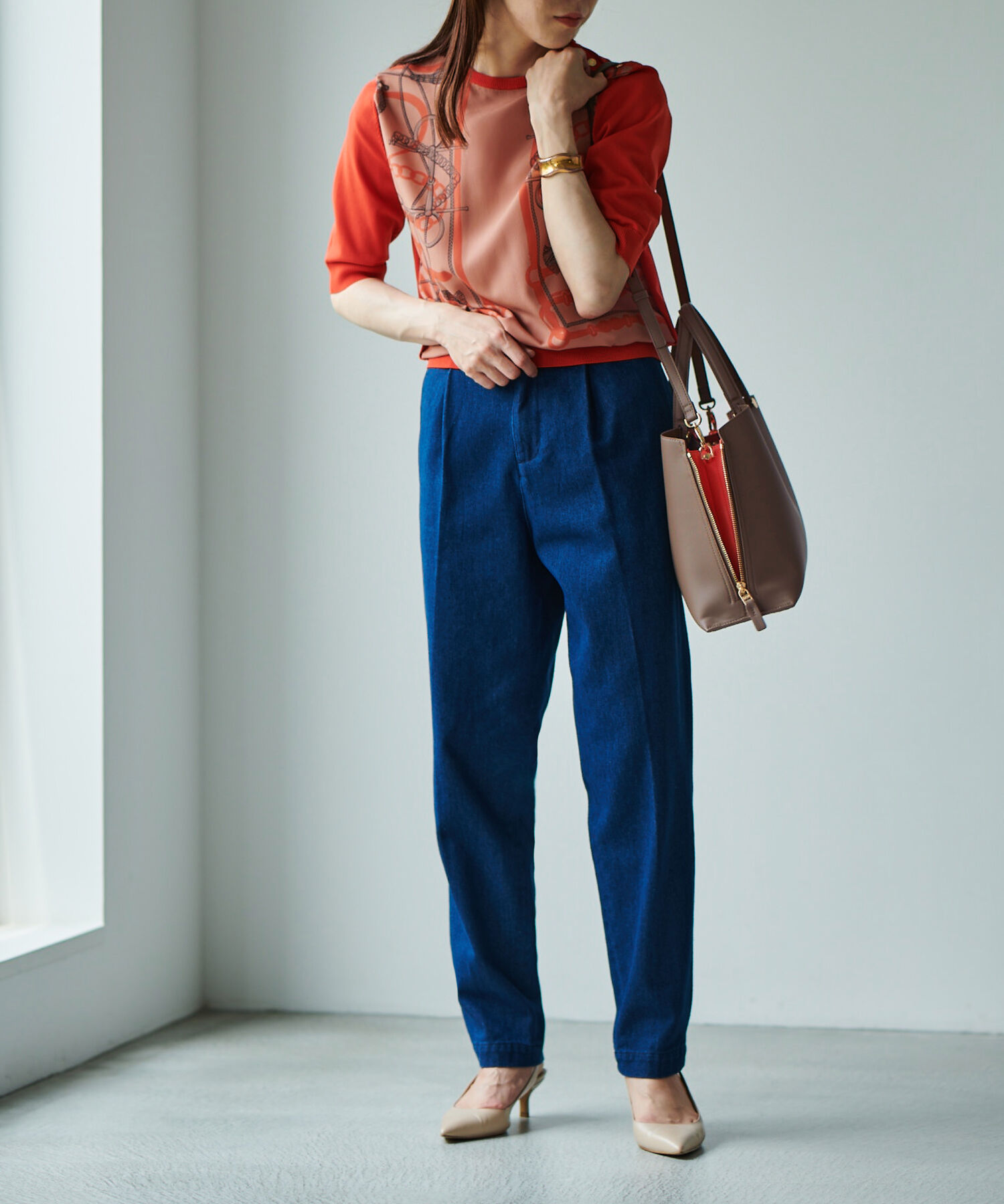 E'POR「【新色追加】【E'POR】Y BAG Medium」|ハンドバッグ|