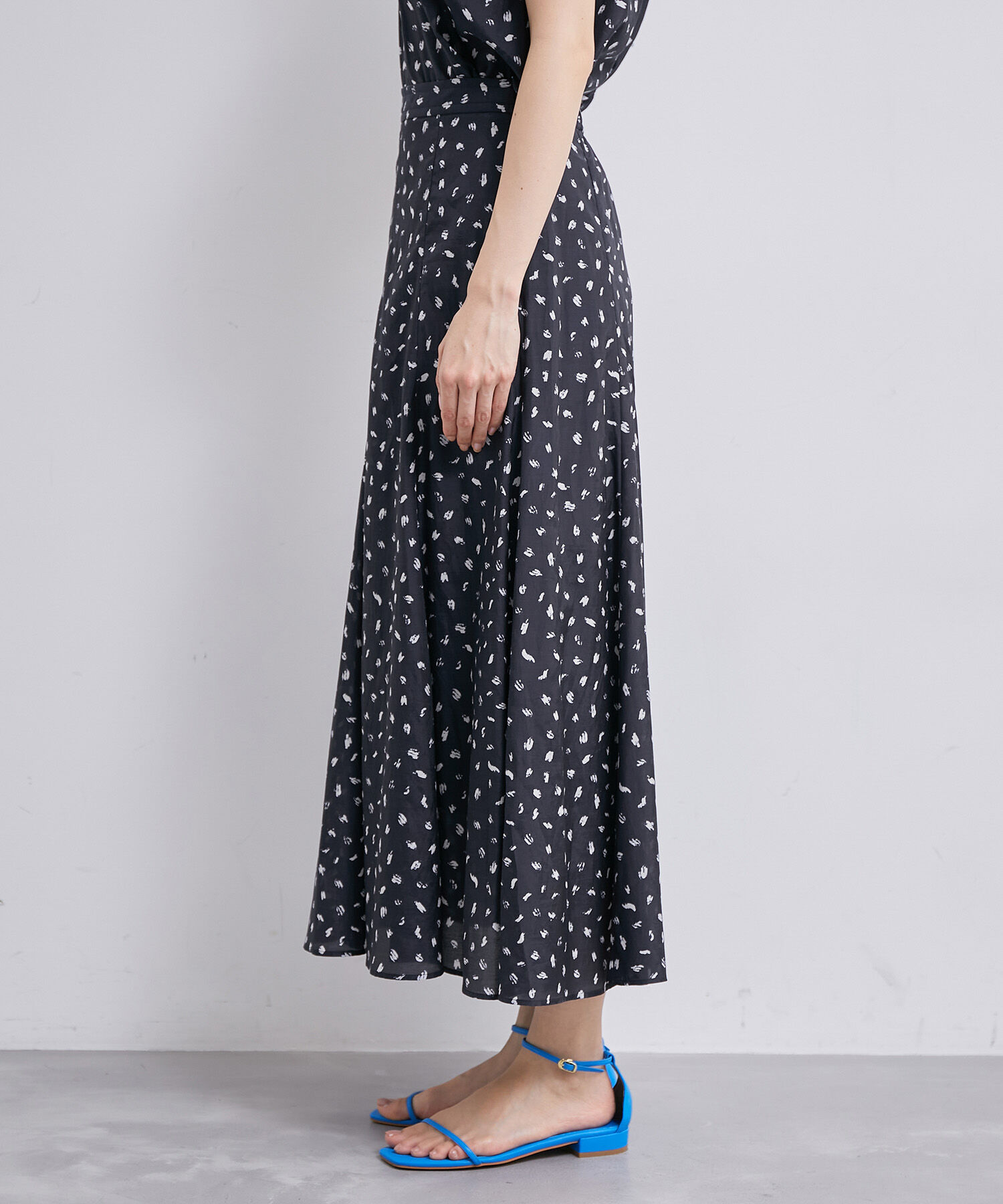 ROPE「【雑誌掲載】【洗える】プリントマーメイドスカート/セットアップ対応」|スカート|