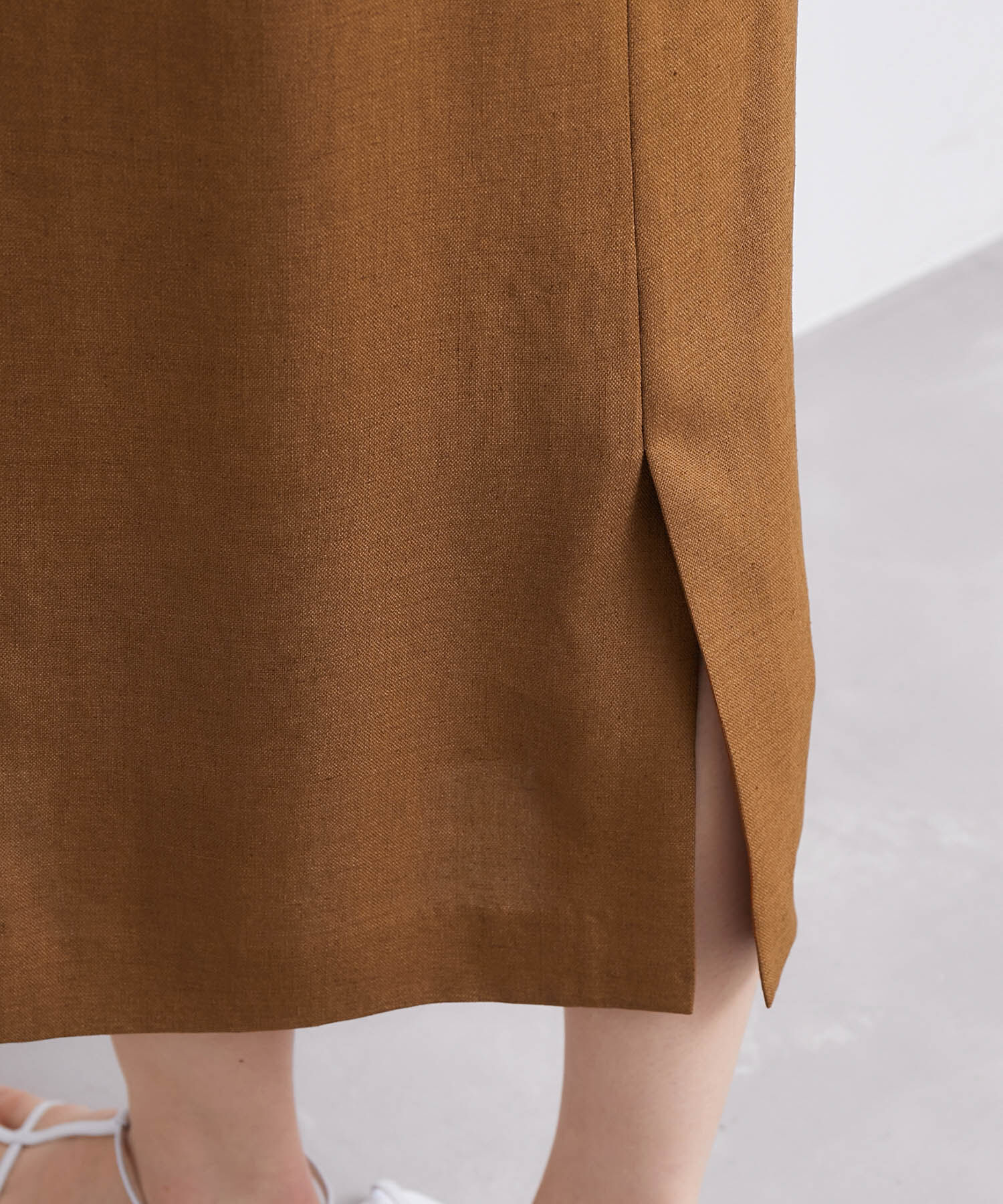 ROPE「【雑誌掲載】【洗える】ピンタックタイトスカート/セット対応」|スカート|