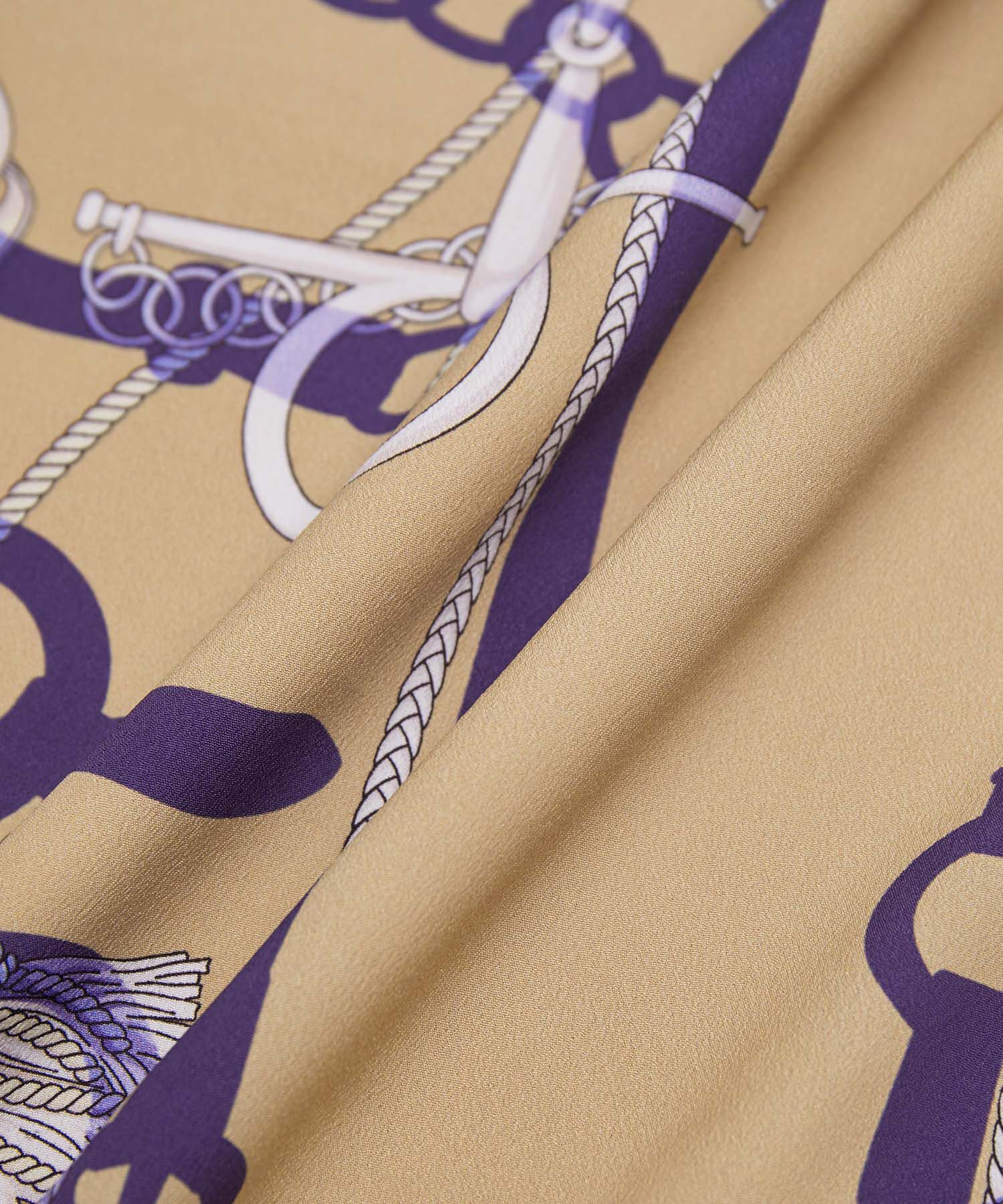 ROPE「ヴィンテージスカーフ柄ニット」|ニット・セーター|