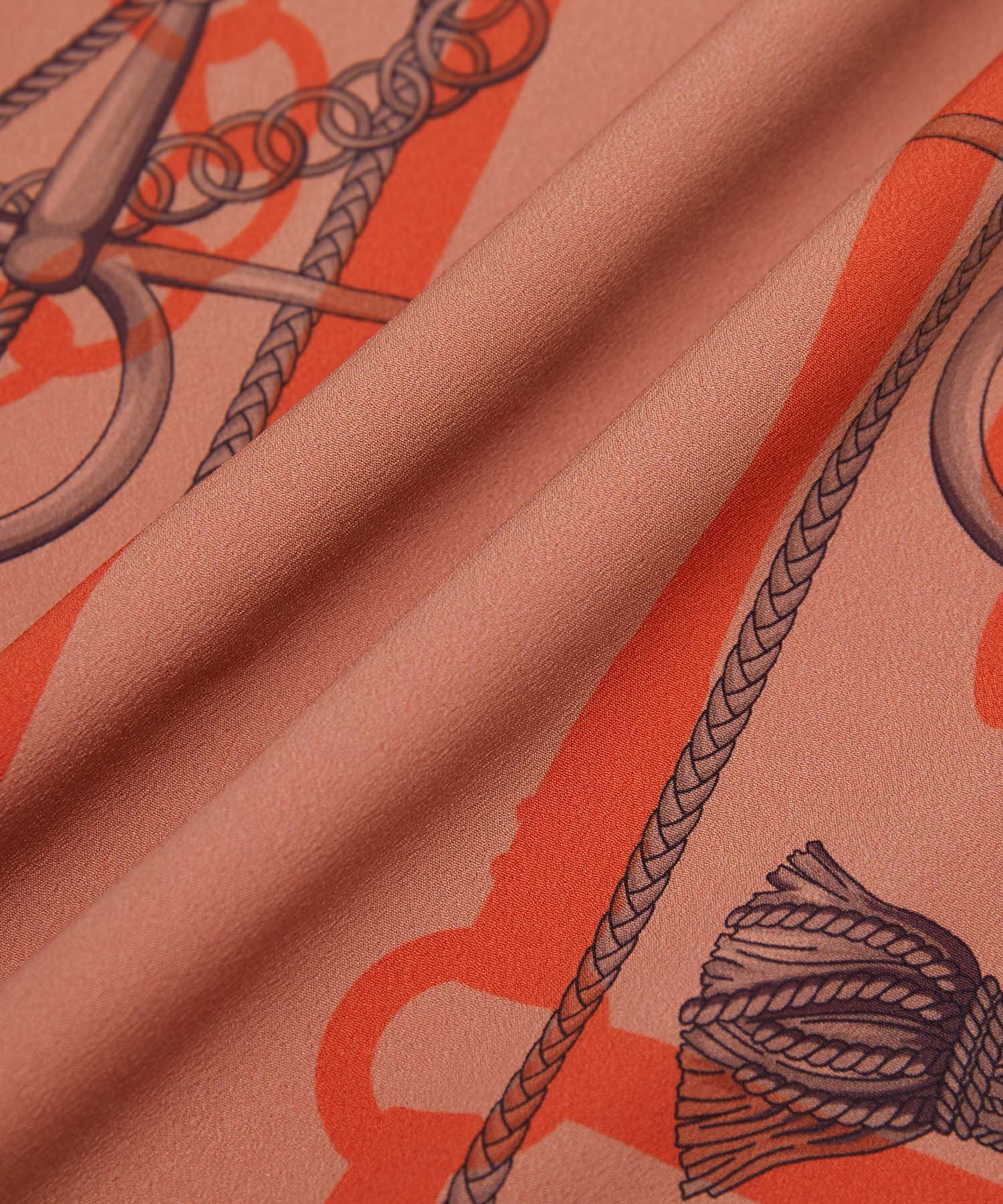 ROPE「ヴィンテージスカーフ柄ニット」|ニット・セーター|