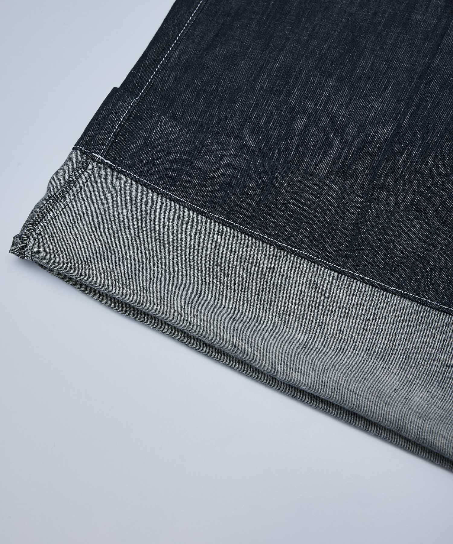 ROPE「デニムライクワイドパンツ」|デニム|