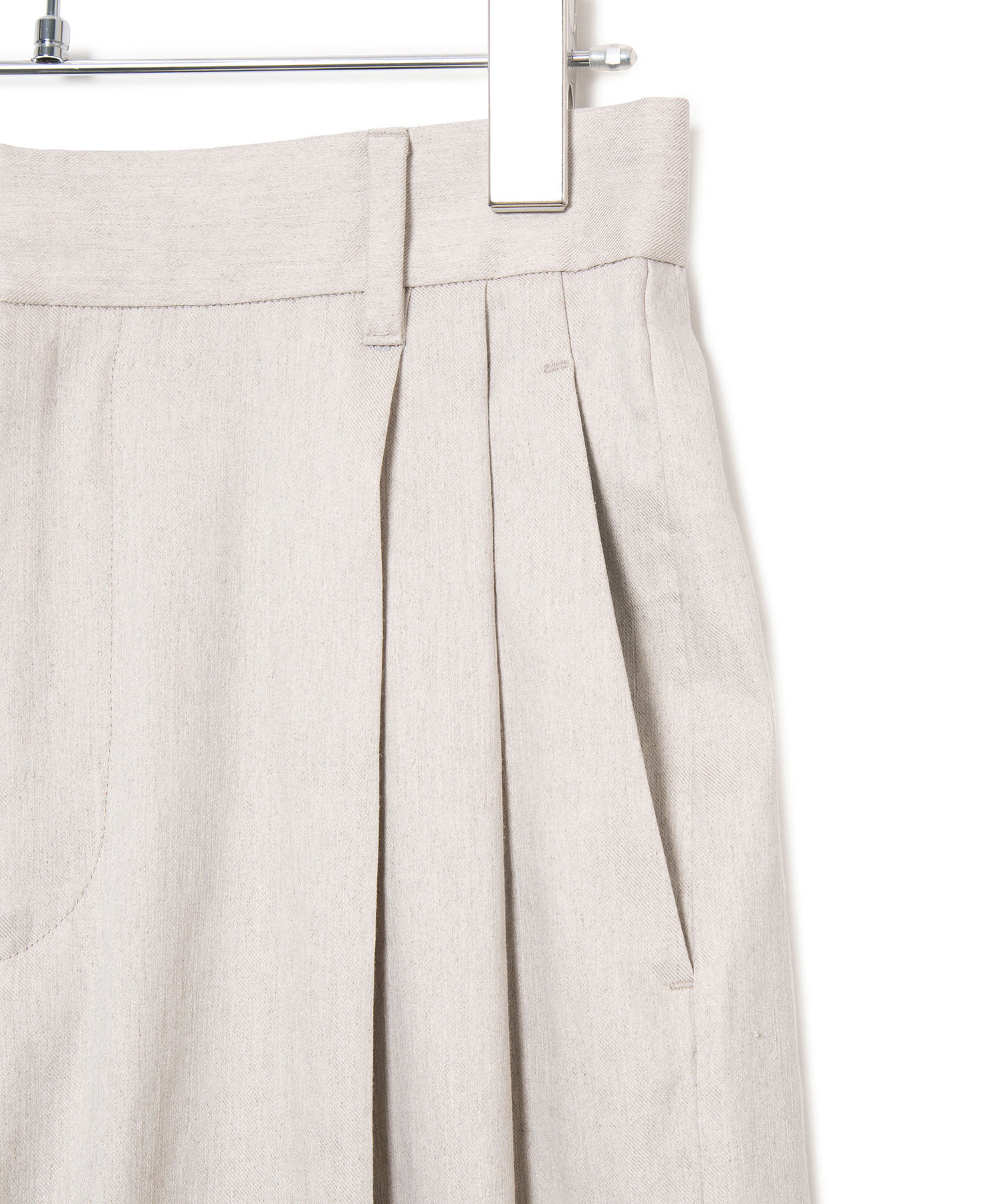 ROPE「ストレッチリネン2タックワイドパンツ/セットアップ対応」|その他|