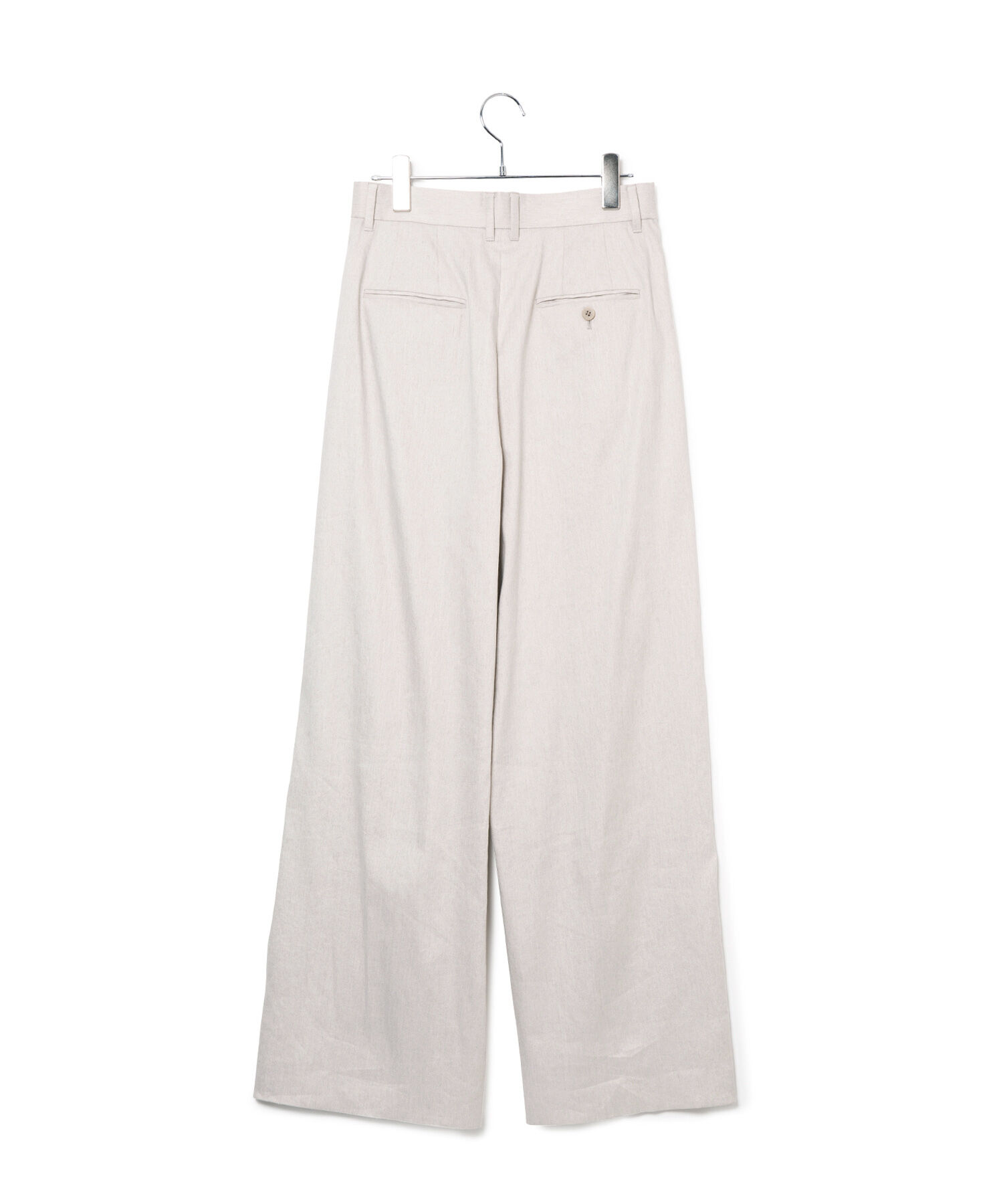 ROPE「ストレッチリネン2タックワイドパンツ/セットアップ対応」|その他|