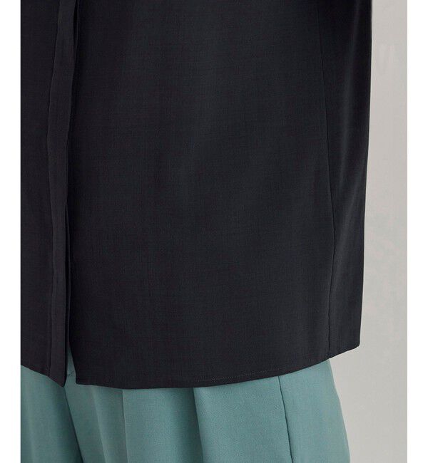 ROPE「【洗える】ダブルヨークギャザーブラウス」|シャツ・ブラウス|