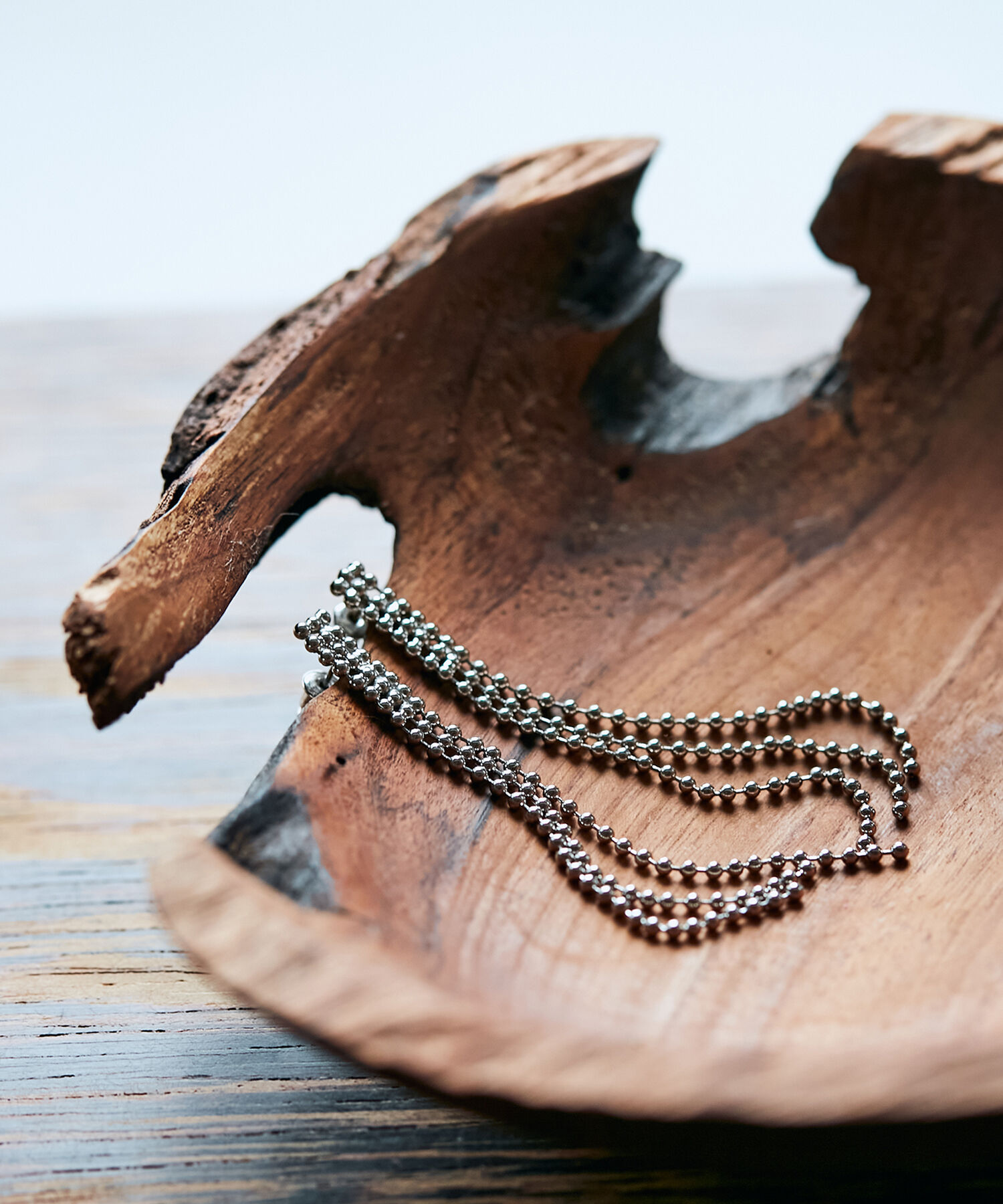 VIS「ボールチェーンピアス」|ピアス|シルバー(93)