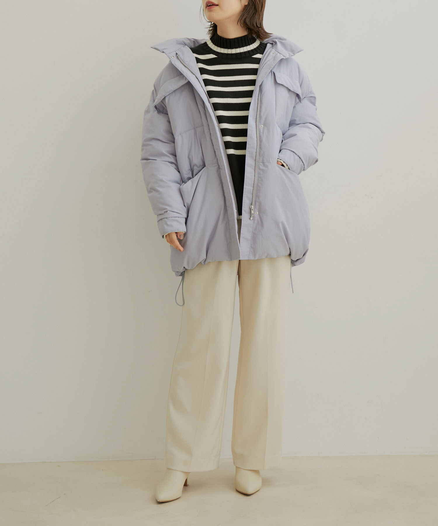 VIS「【撥水・保温】eco cloudモンスターパーカー【sustainable】」|ダウン|