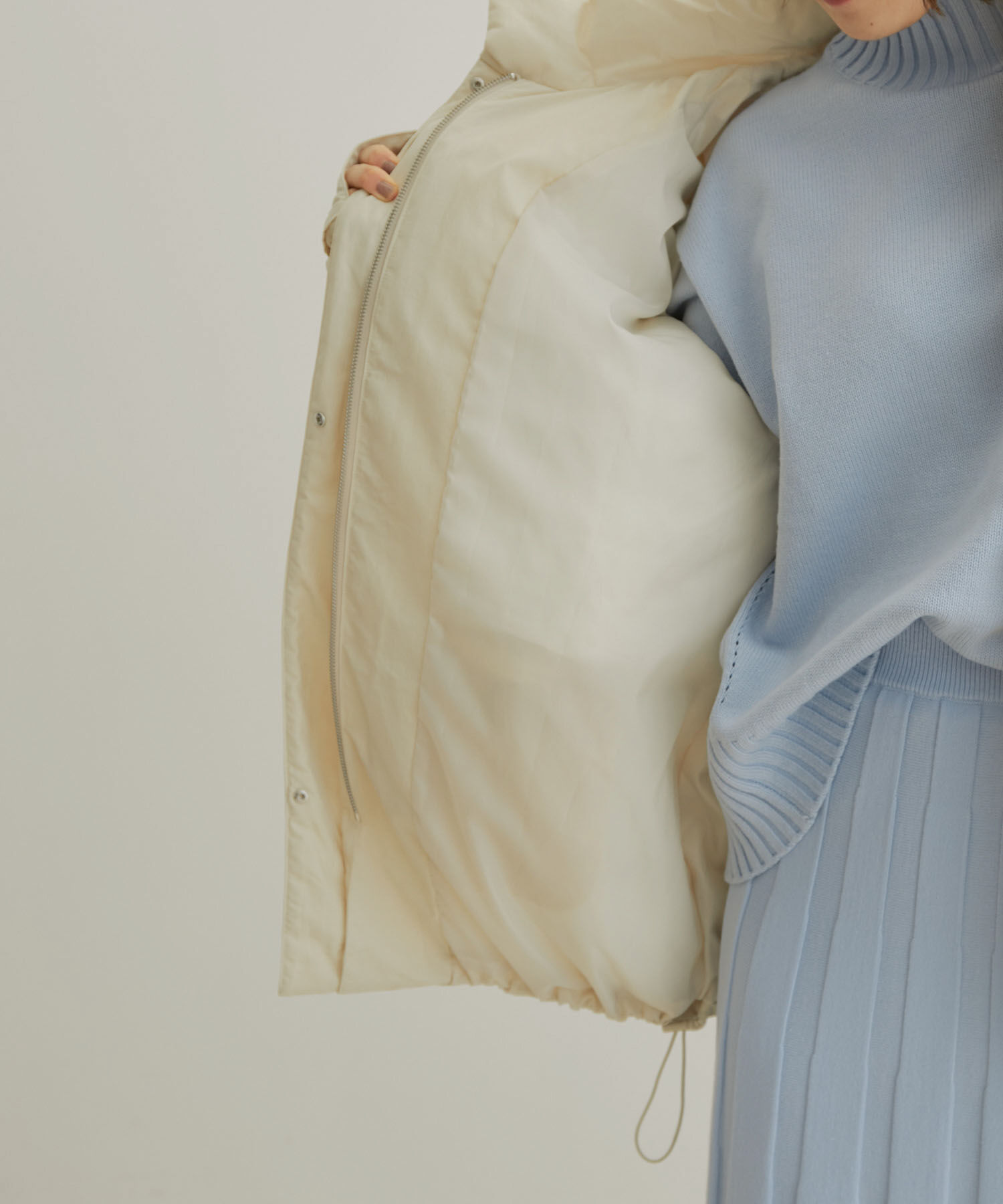 VIS「【撥水・保温】eco cloudモンスターパーカー【sustainable】」|ダウン|