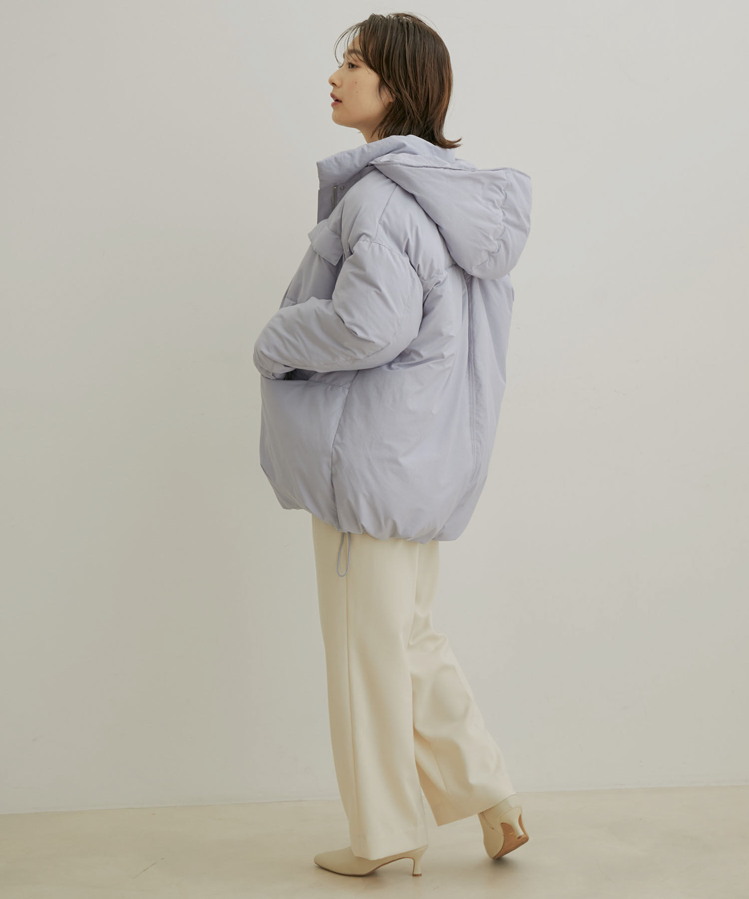 VIS「【撥水・保温】eco cloudモンスターパーカー【sustainable】」|ダウン|