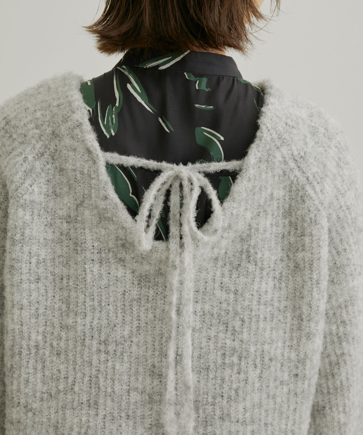 VIS「バックリボンルーズニット」|ニット・セーター|