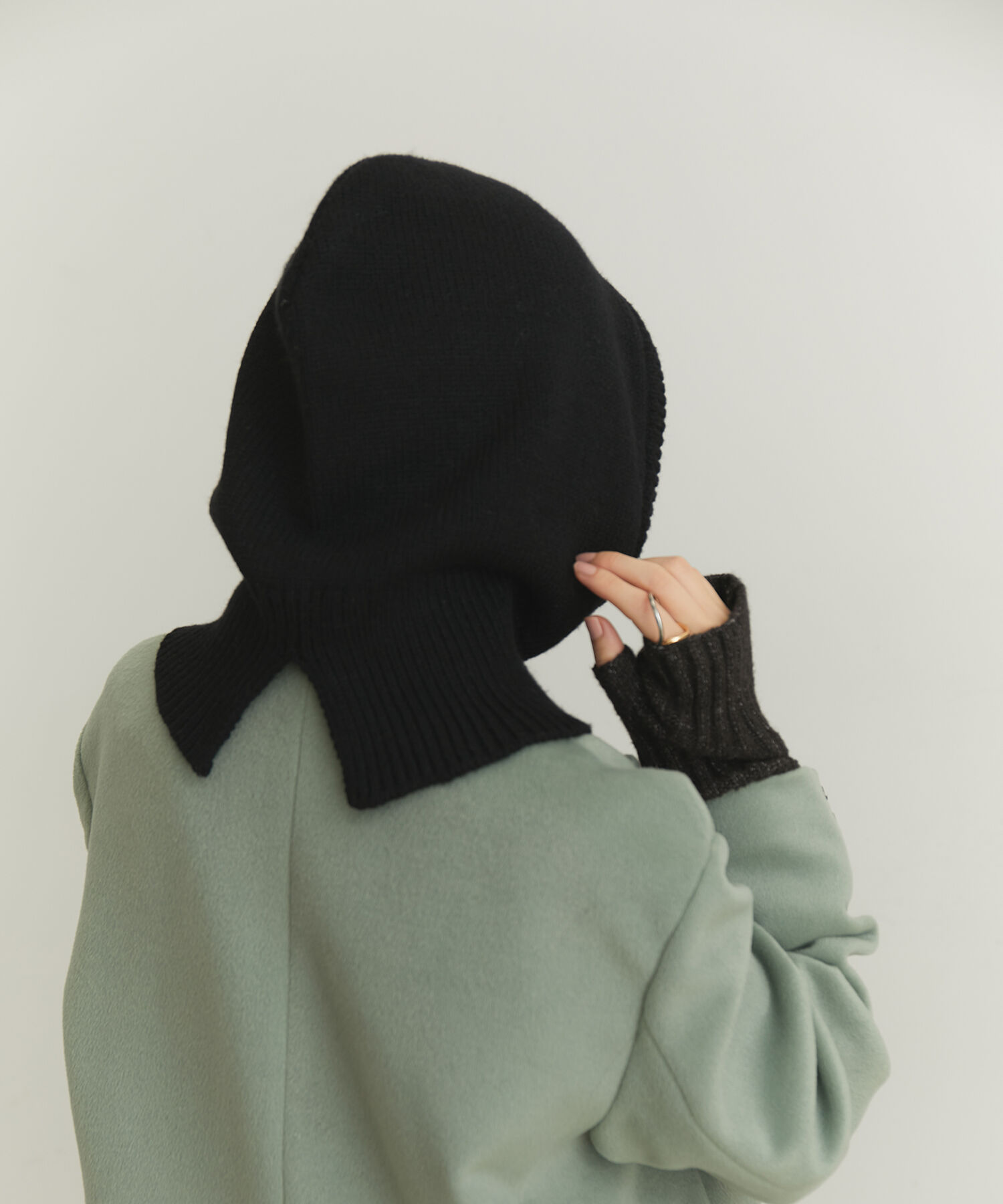 VIS「フロントボタンニットバラクラバ」|ストール|