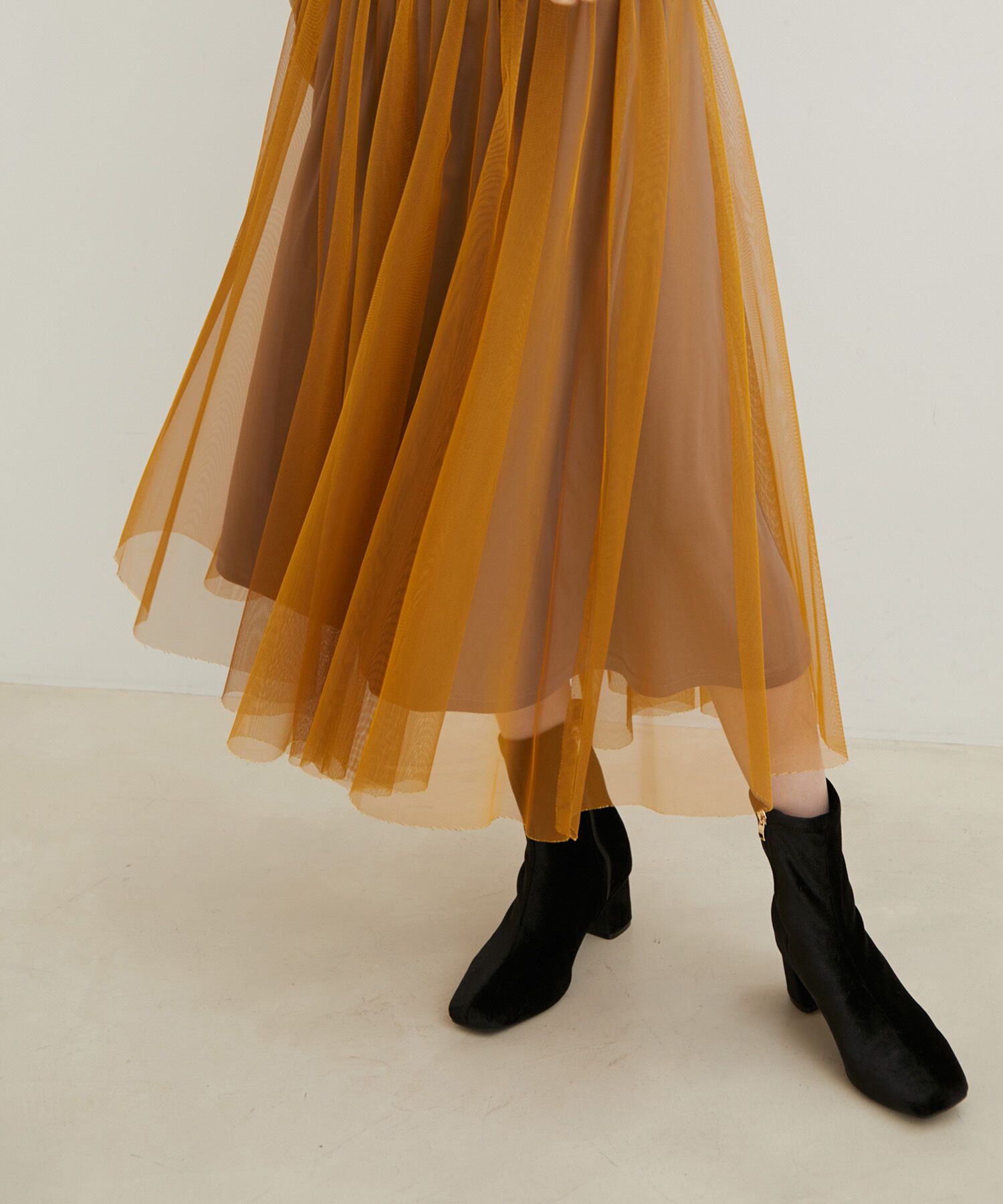 VIS「【静電気防止】ボリュームチュールスカート」|スカート|