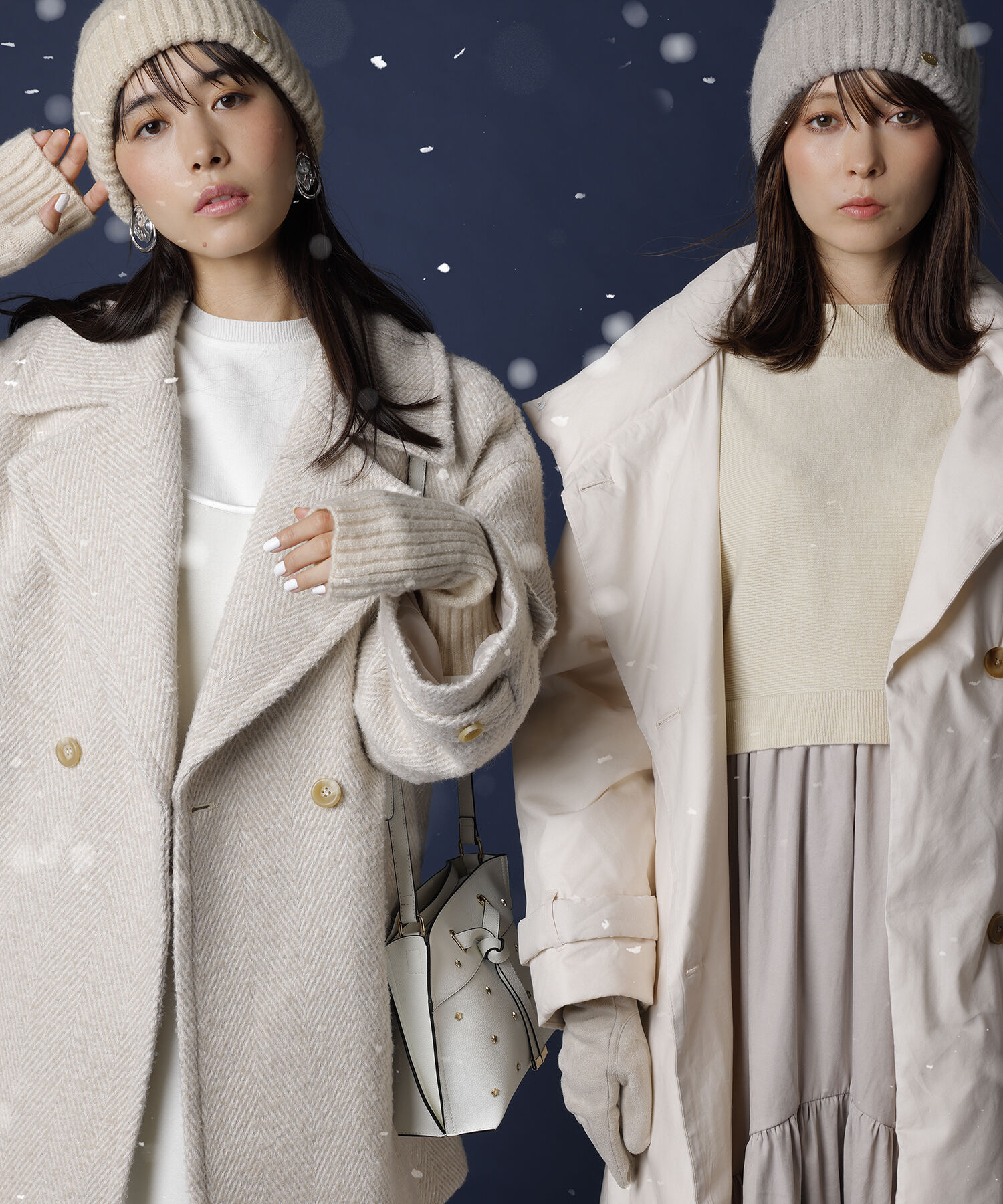 VIS「【保温機能綿】スタンドカラーパデットコート」|その他|