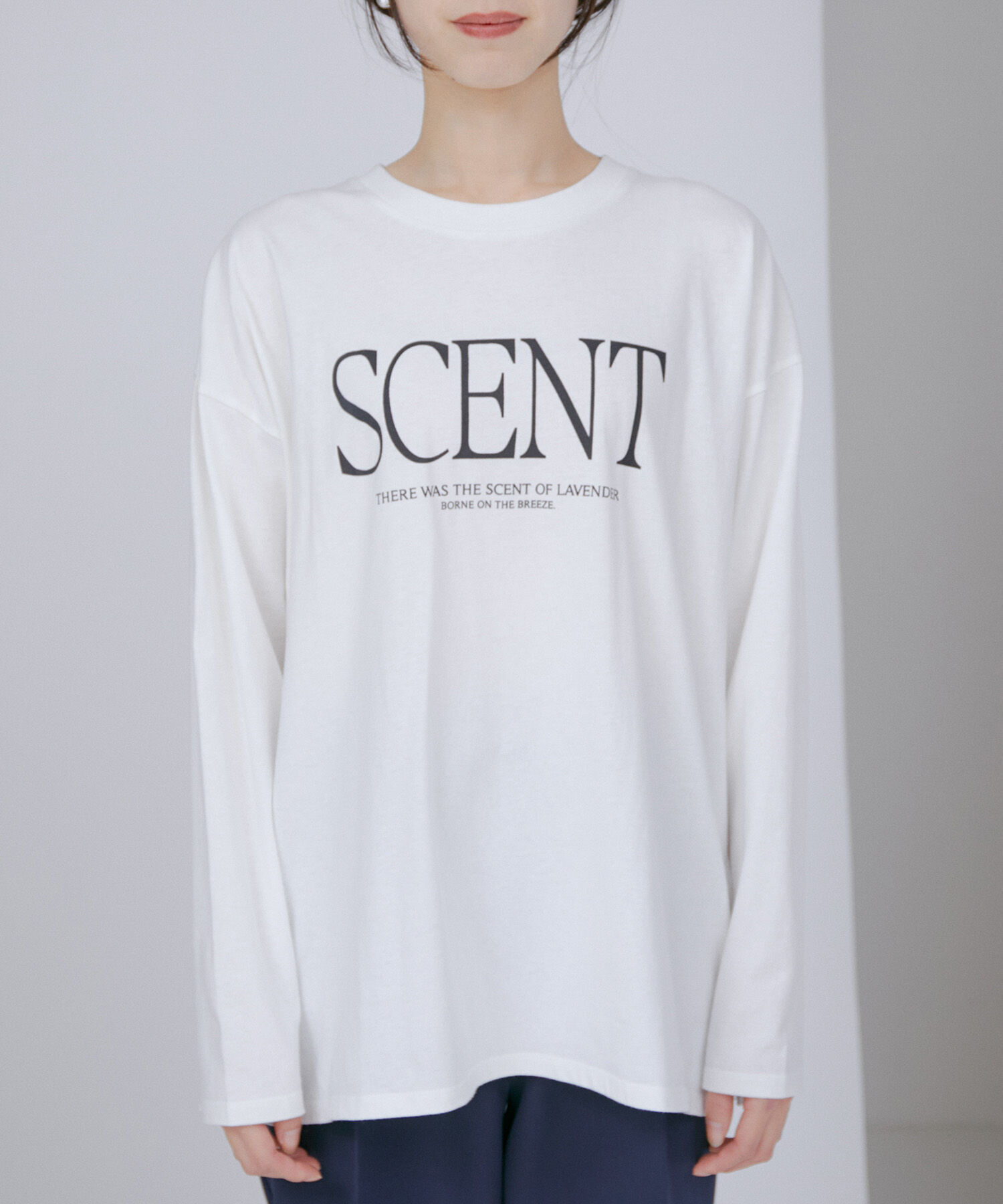 VIS「【洗える】BigロゴロングTシャツ」|Tシャツ・カットソー|