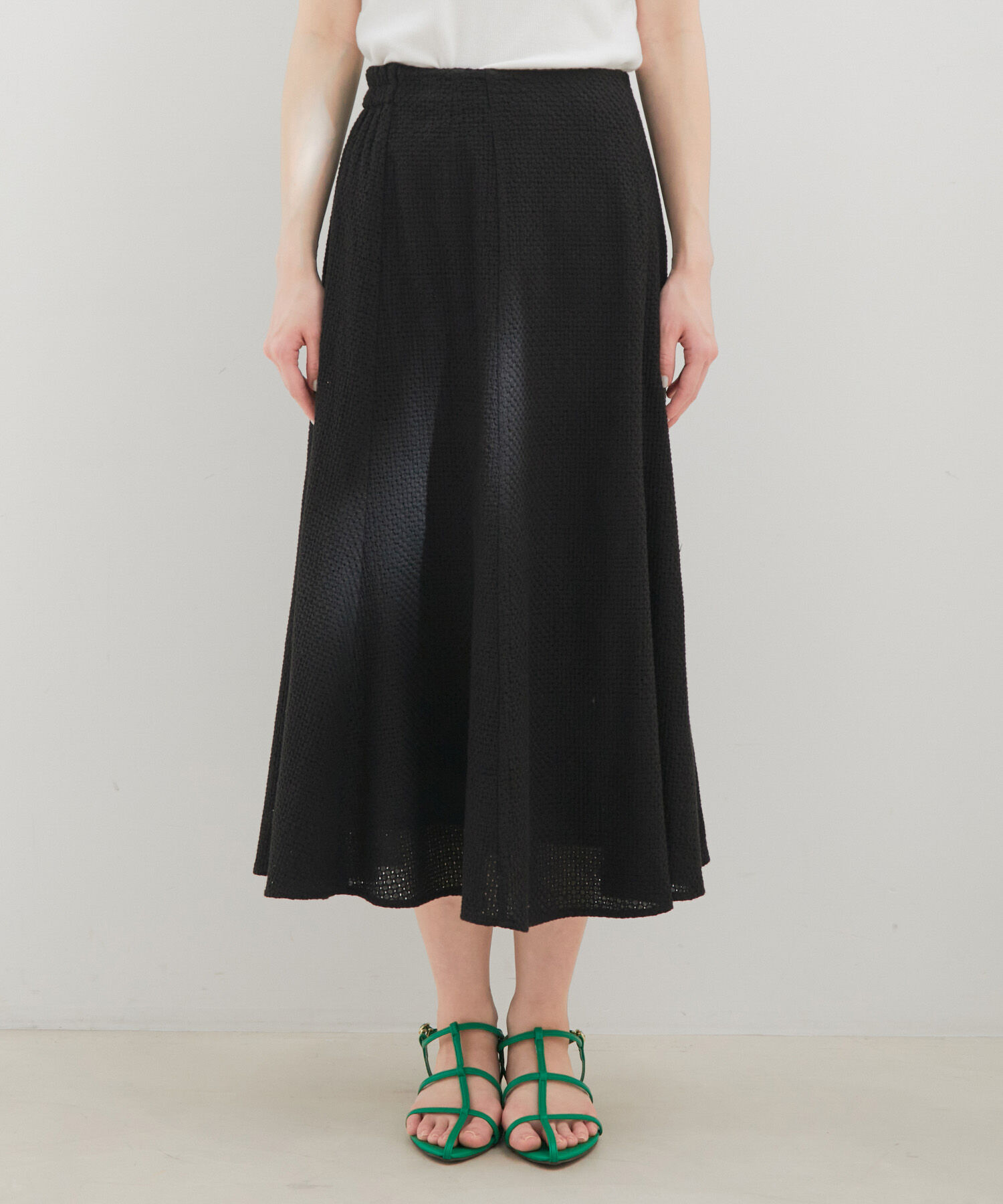 VIS「【セットアップ対応】幾何学レースマーメイドスカート」|スカート|