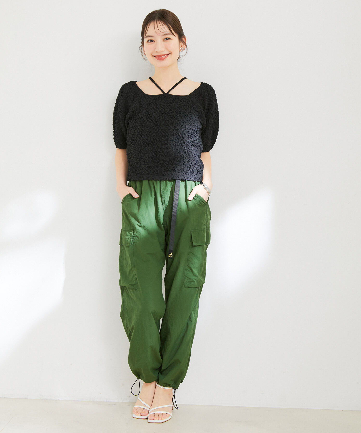 VIS「【マルチWAY】ポコポコホルターネックプルオーバー」|Tシャツ・カットソー|