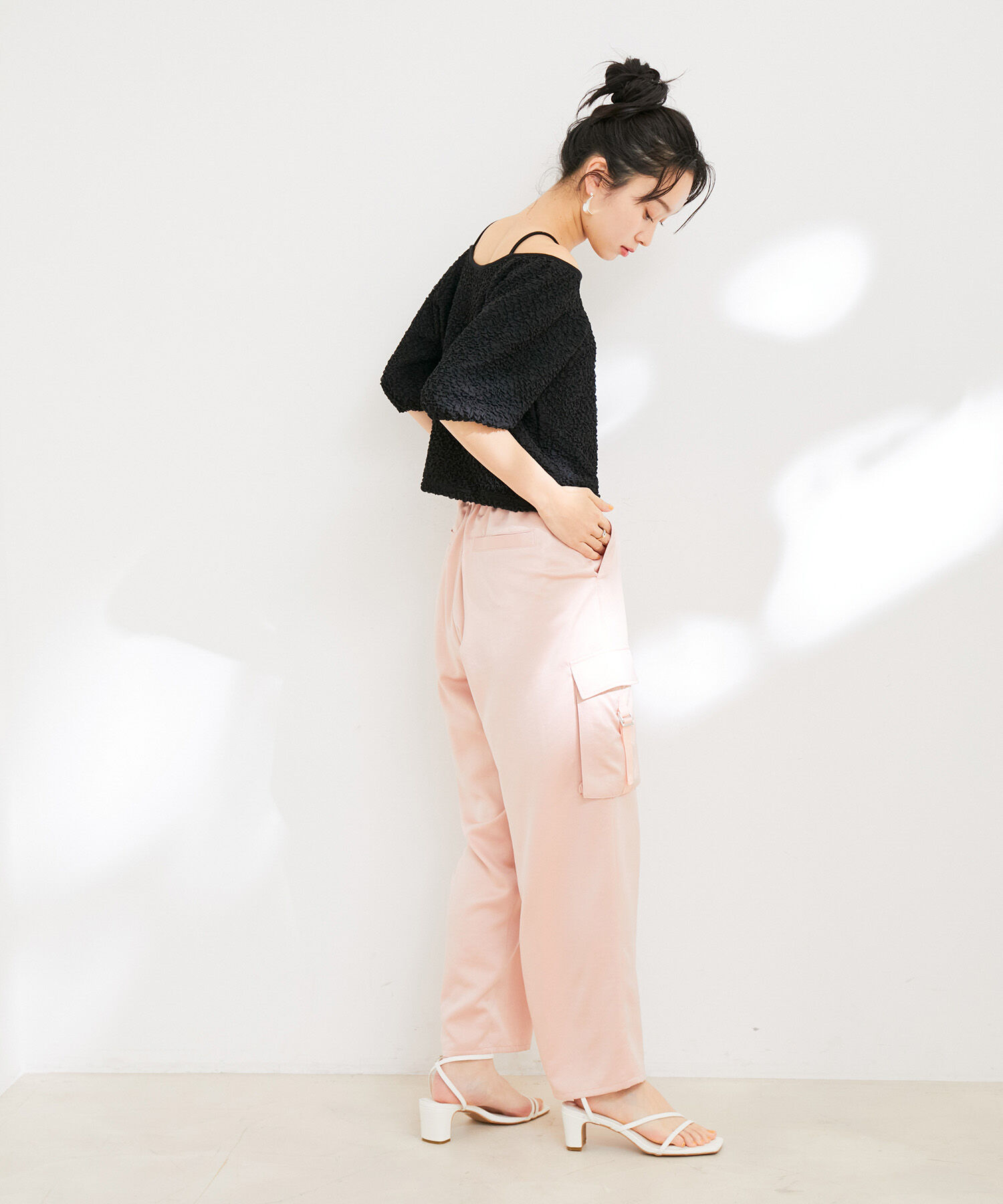 VIS「【マルチWAY】ポコポコホルターネックプルオーバー」|Tシャツ・カットソー|