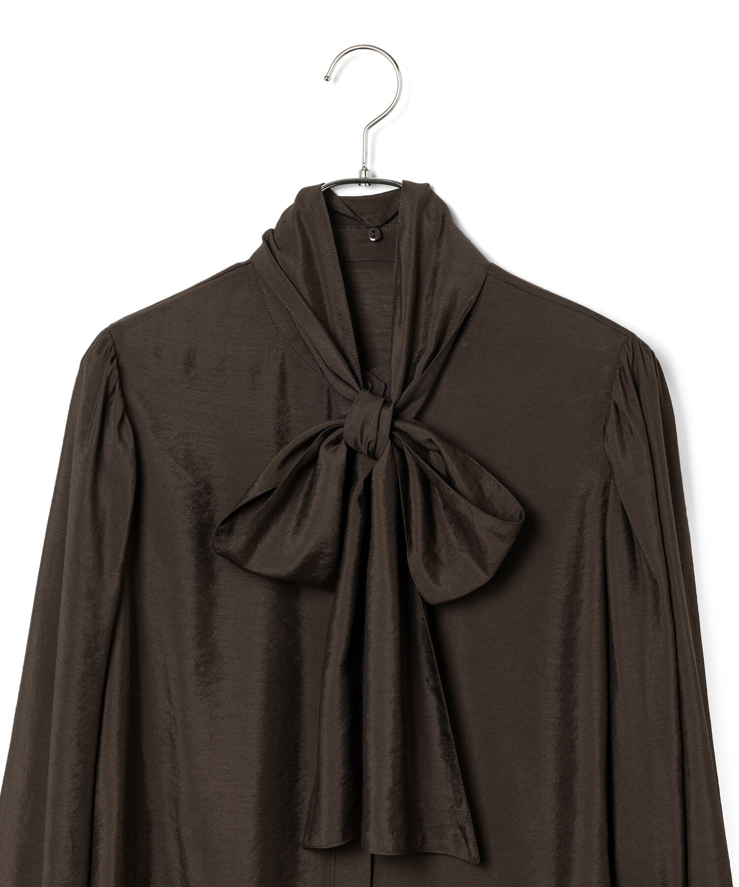 VIS「【洗える】ビックボウタイブラウス」|シャツ・ブラウス|