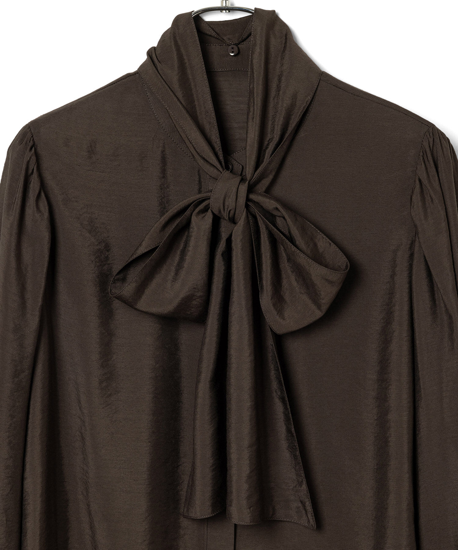 VIS「【洗える】ビックボウタイブラウス」|シャツ・ブラウス|