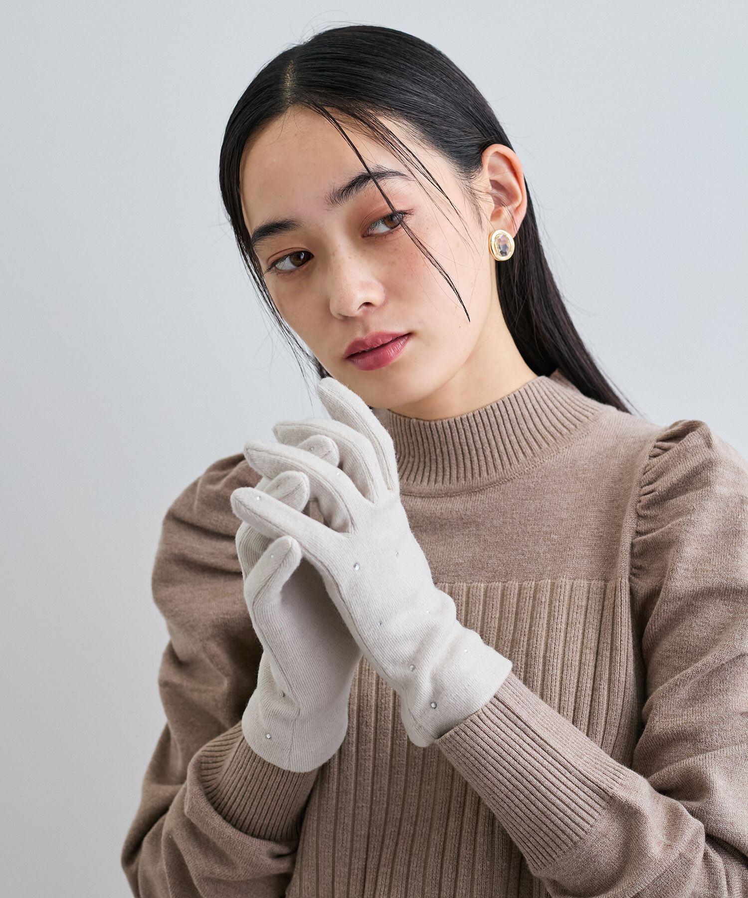 VIS「【WEB限定】キラキラグローブ」|手袋|