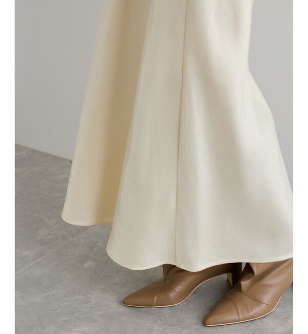 VIS「【選べる着丈】シャイニーナロースカート【洗える】」|スカート|