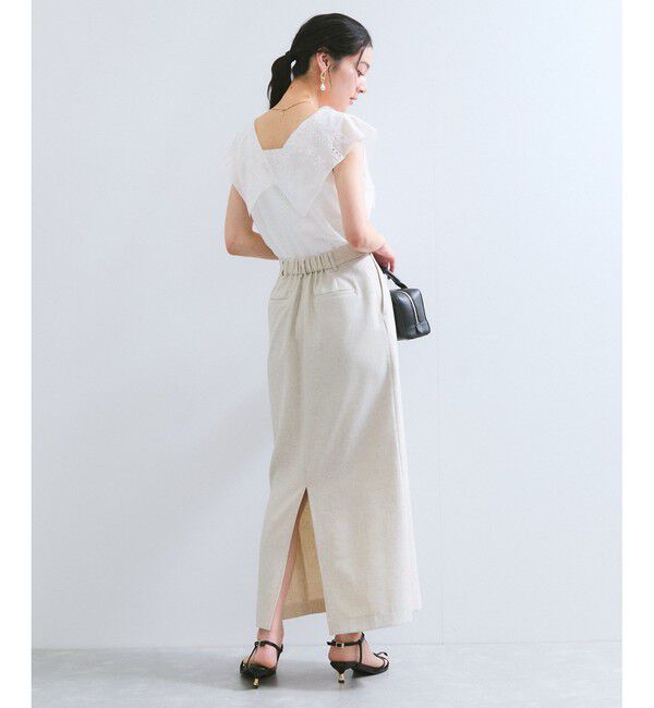 VIS「コンパクトビッグカラーブラウス」|シャツ・ブラウス|