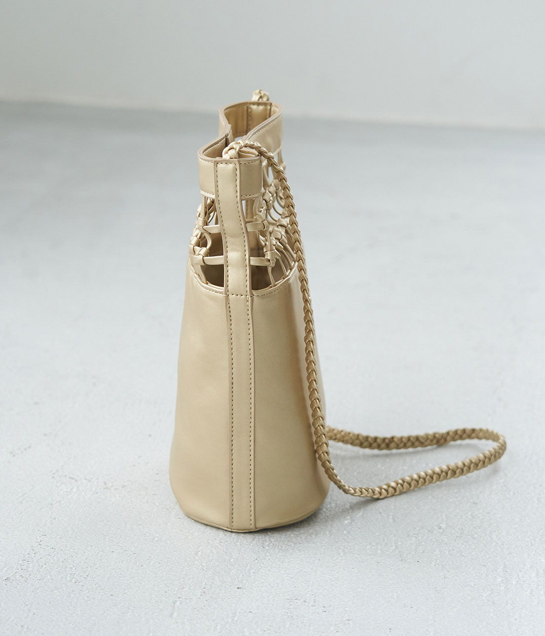 ROPE PICNIC PASSAGE「ハンドメッシュコンビバケットショルダーバッグ」|ショルダー・メッセンジャー|