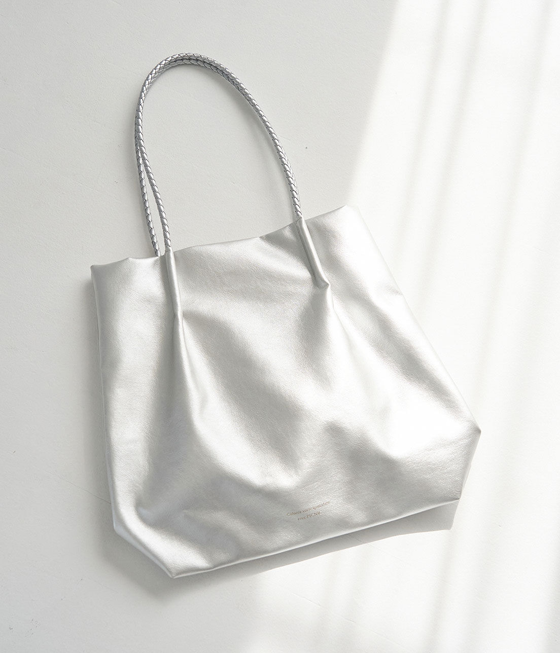 ROPE PICNIC PASSAGE「【WEB限定カラー:シルバー】【A4対応】洗えるメッシュハンドルトートバッグ」|トートバッグ|