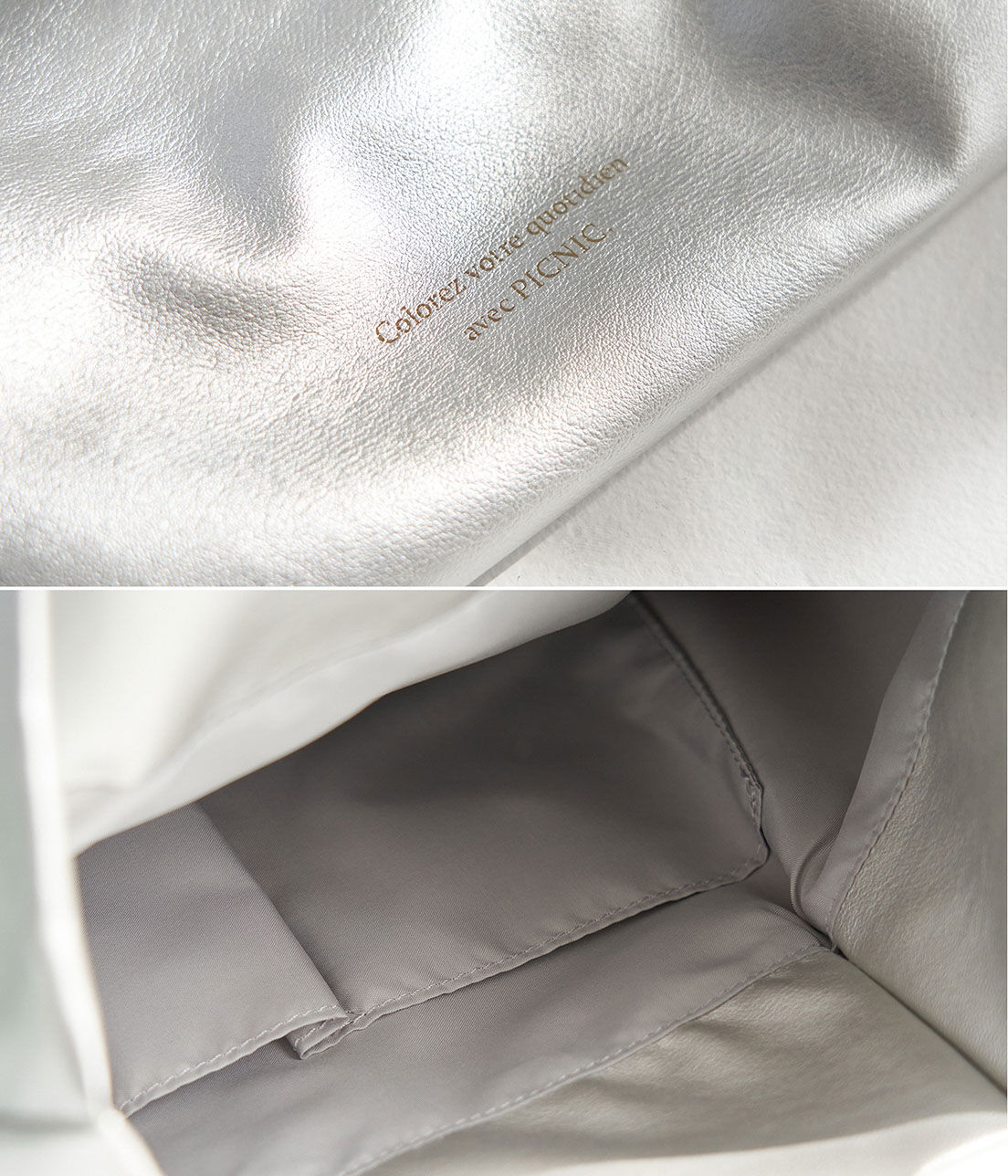 ROPE PICNIC PASSAGE「【WEB限定カラー:シルバー】【A4対応】洗えるメッシュハンドルトートバッグ」|トートバッグ|