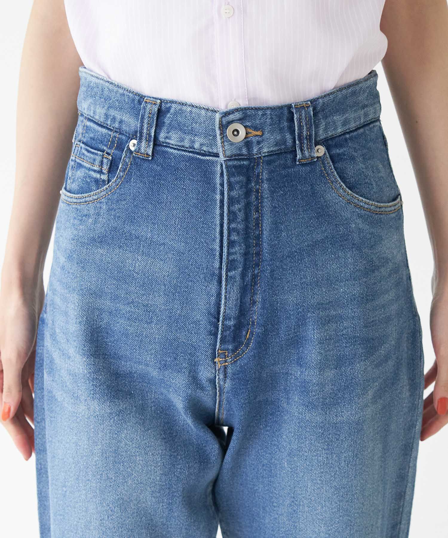 Rope&rsquo;Picnic「ハイライズマムジーンズ」|デニム|