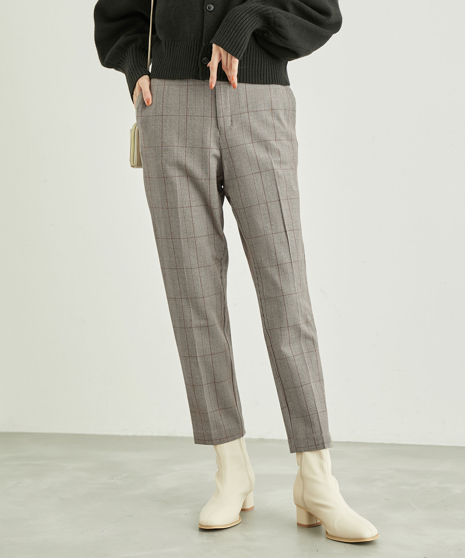 Rope&rsquo;Picnic「らくぽか/中空糸テーパードパンツ」|その他|ブラウン(22)