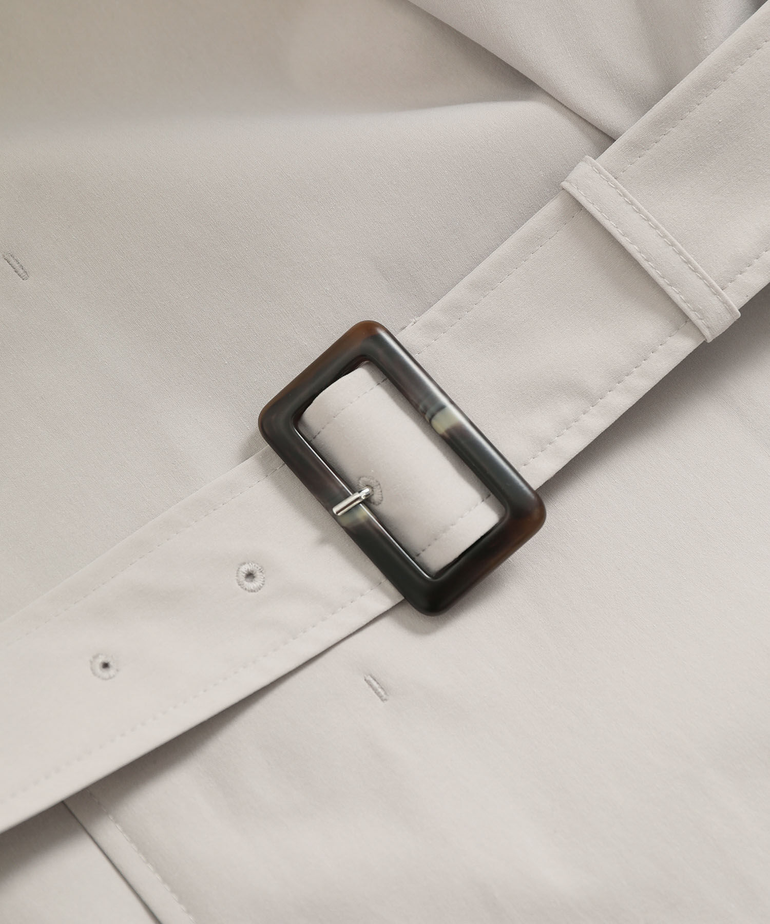 Rope&rsquo;Picnic「【WEB限定サイズ:38T】花粉ガード/スタンドカラーコート」|トレンチコート|