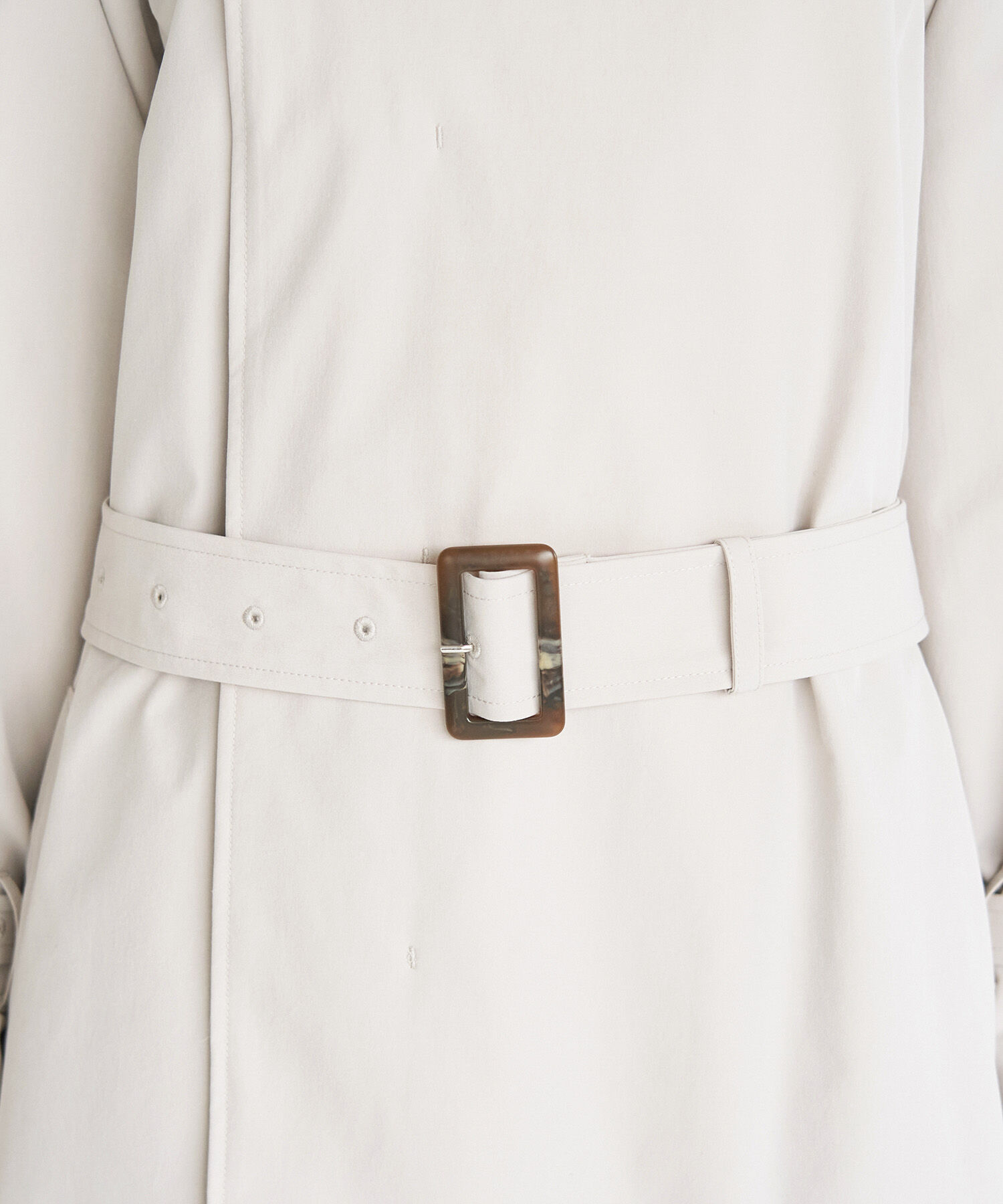 Rope&rsquo;Picnic「【WEB限定サイズ:38T】花粉ガード/スタンドカラーコート」|トレンチコート|