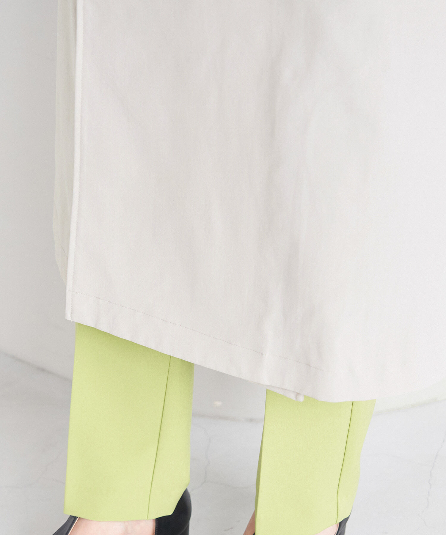 Rope&rsquo;Picnic「【WEB限定サイズ:38T】花粉ガード/スタンドカラーコート」|トレンチコート|