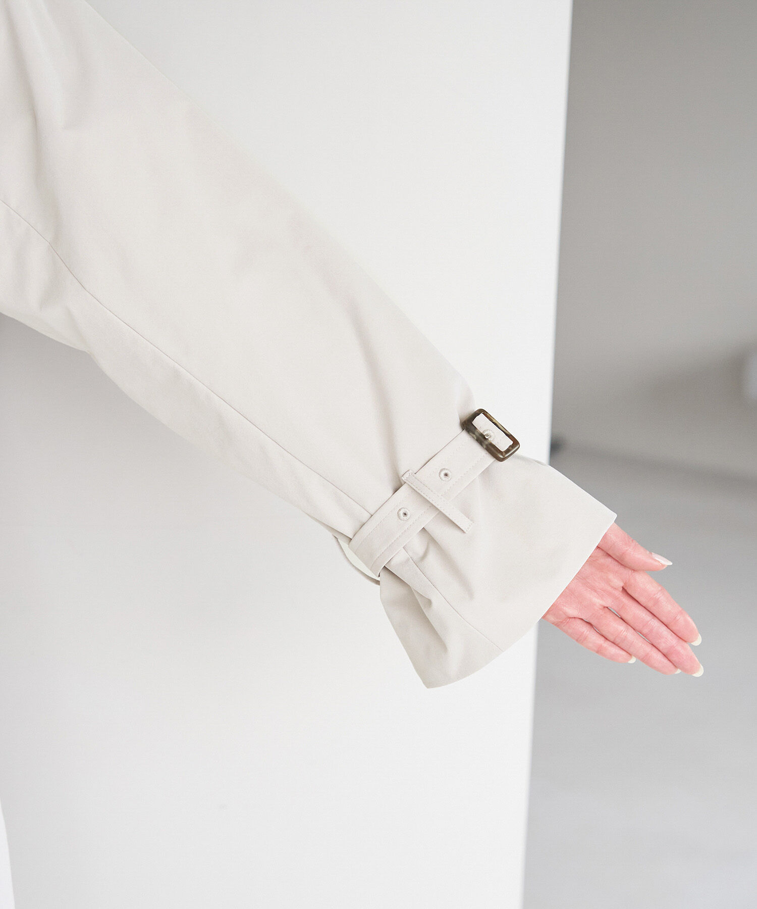 Rope&rsquo;Picnic「【WEB限定サイズ:38T】花粉ガード/スタンドカラーコート」|トレンチコート|