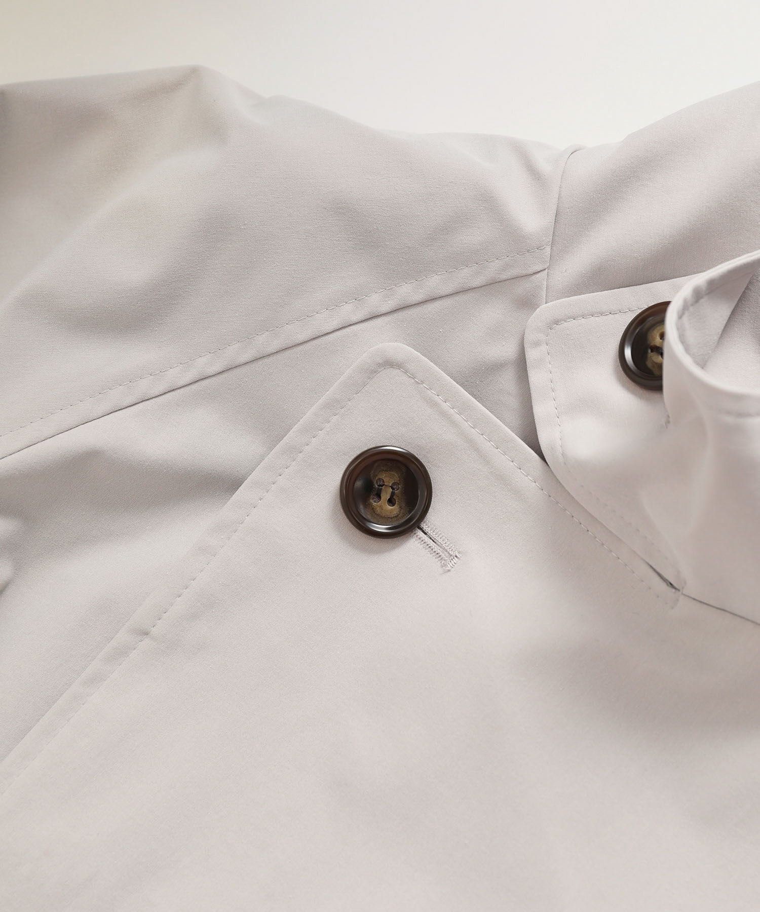 Rope&rsquo;Picnic「【WEB限定サイズ:38T】花粉ガード/スタンドカラーコート」|トレンチコート|