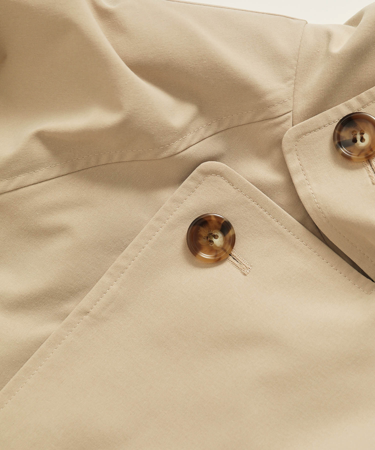 Rope&rsquo;Picnic「【WEB限定サイズ:38T】花粉ガード/スタンドカラーコート」|トレンチコート|