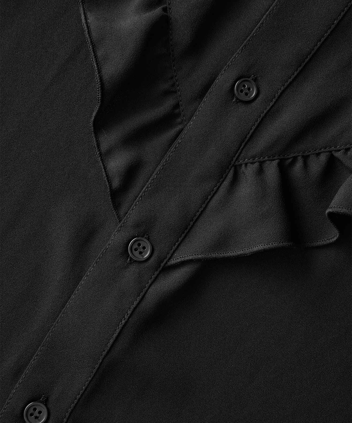 Rope&rsquo;Picnic「ドット/無地フリルブラウス」|シャツ・ブラウス|