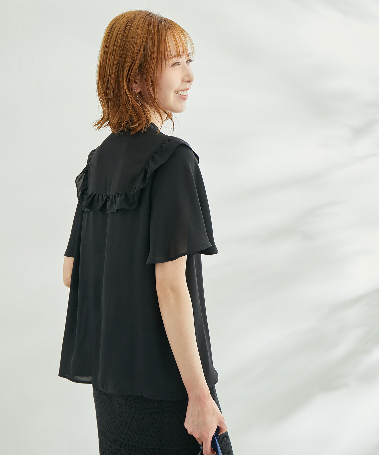 Rope&rsquo;Picnic「ドット/無地フリルブラウス」|シャツ・ブラウス|