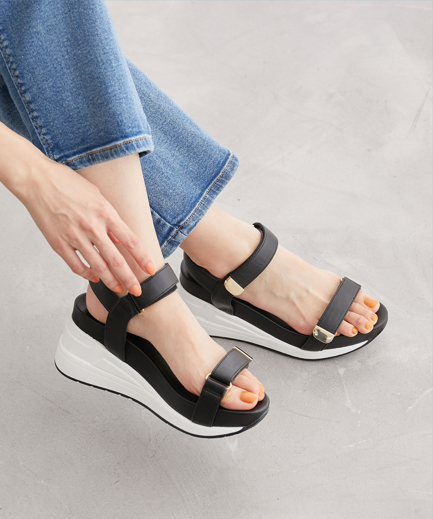 ROPE PICNIC PASSAGE「ウェッジソールスニーカーサンダル」|サンダル|