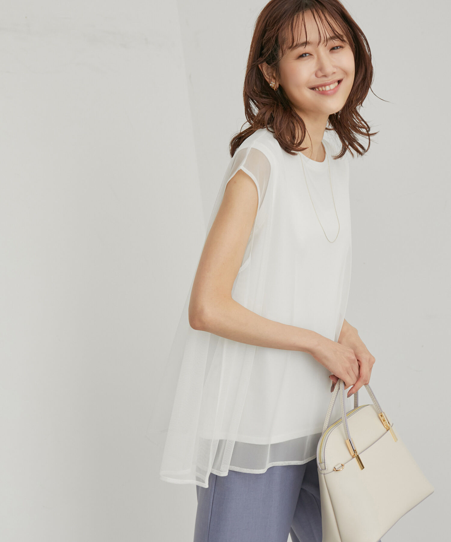 Rope&rsquo;Picnic「チュールカットトップス」|Tシャツ・カットソー|キナリ(16)