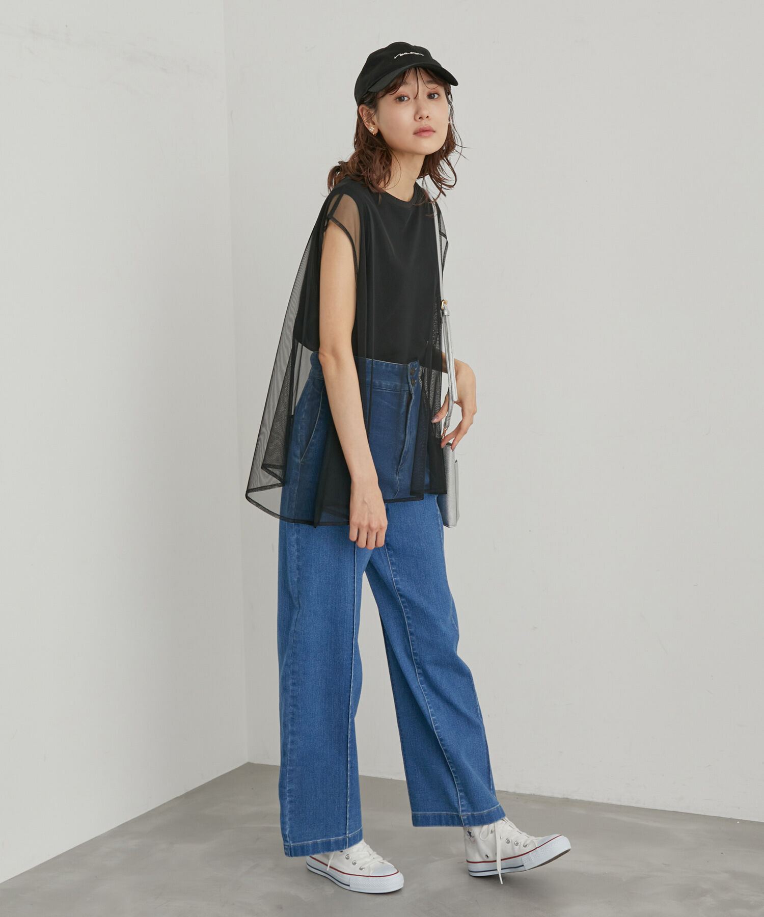 Rope&rsquo;Picnic「チュールカットトップス」|Tシャツ・カットソー|