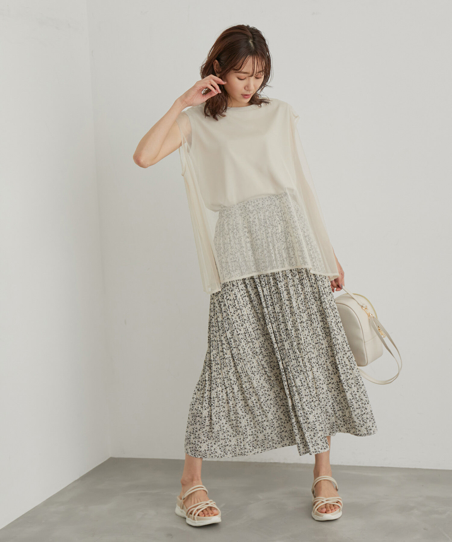 Rope&rsquo;Picnic「チュールカットトップス」|Tシャツ・カットソー|