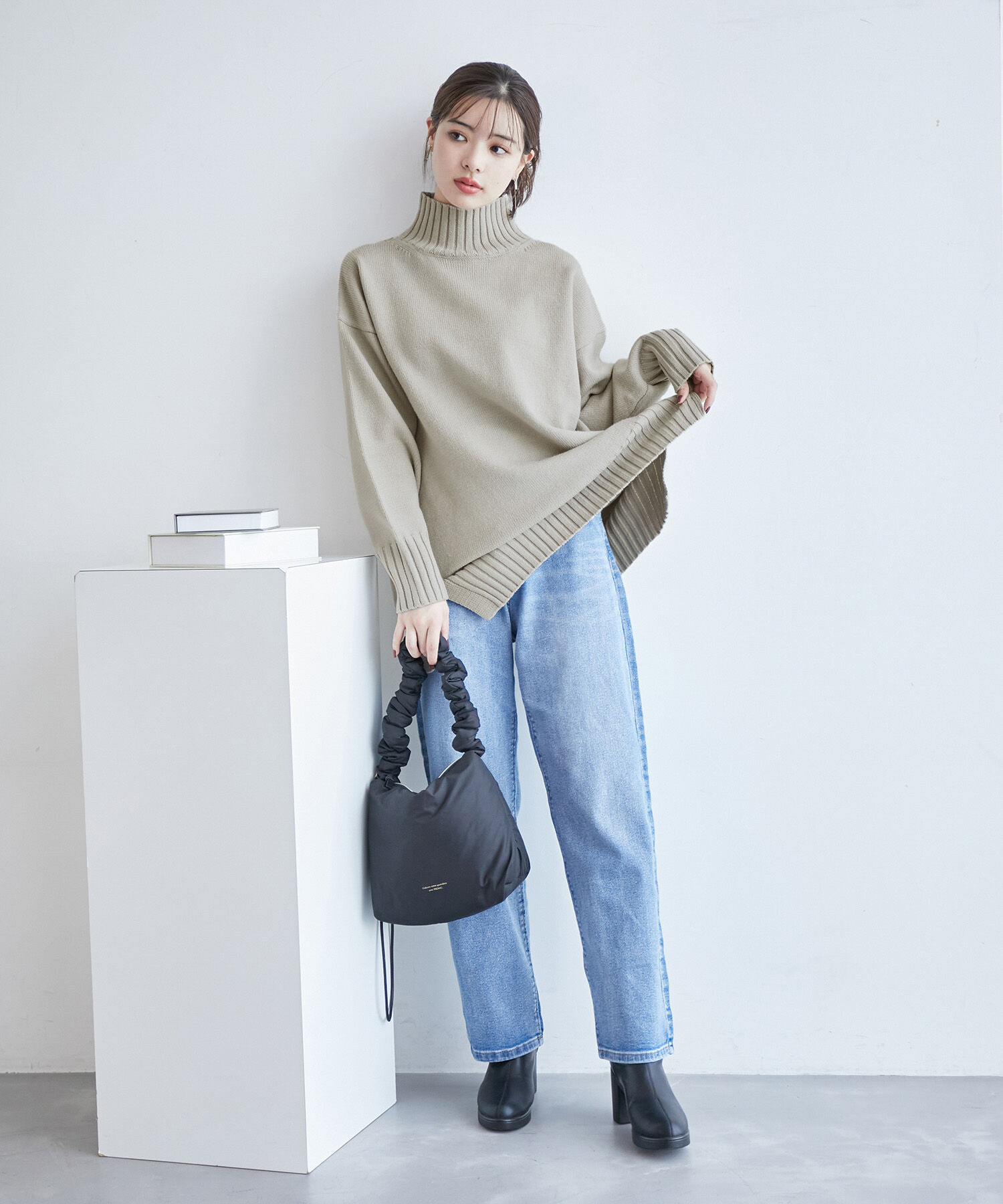 Rope&rsquo;Picnic「【シリーズ累計23万枚突破】サイドスリットニットプルオーバー/リンクコーデ」|ニット・セーター|