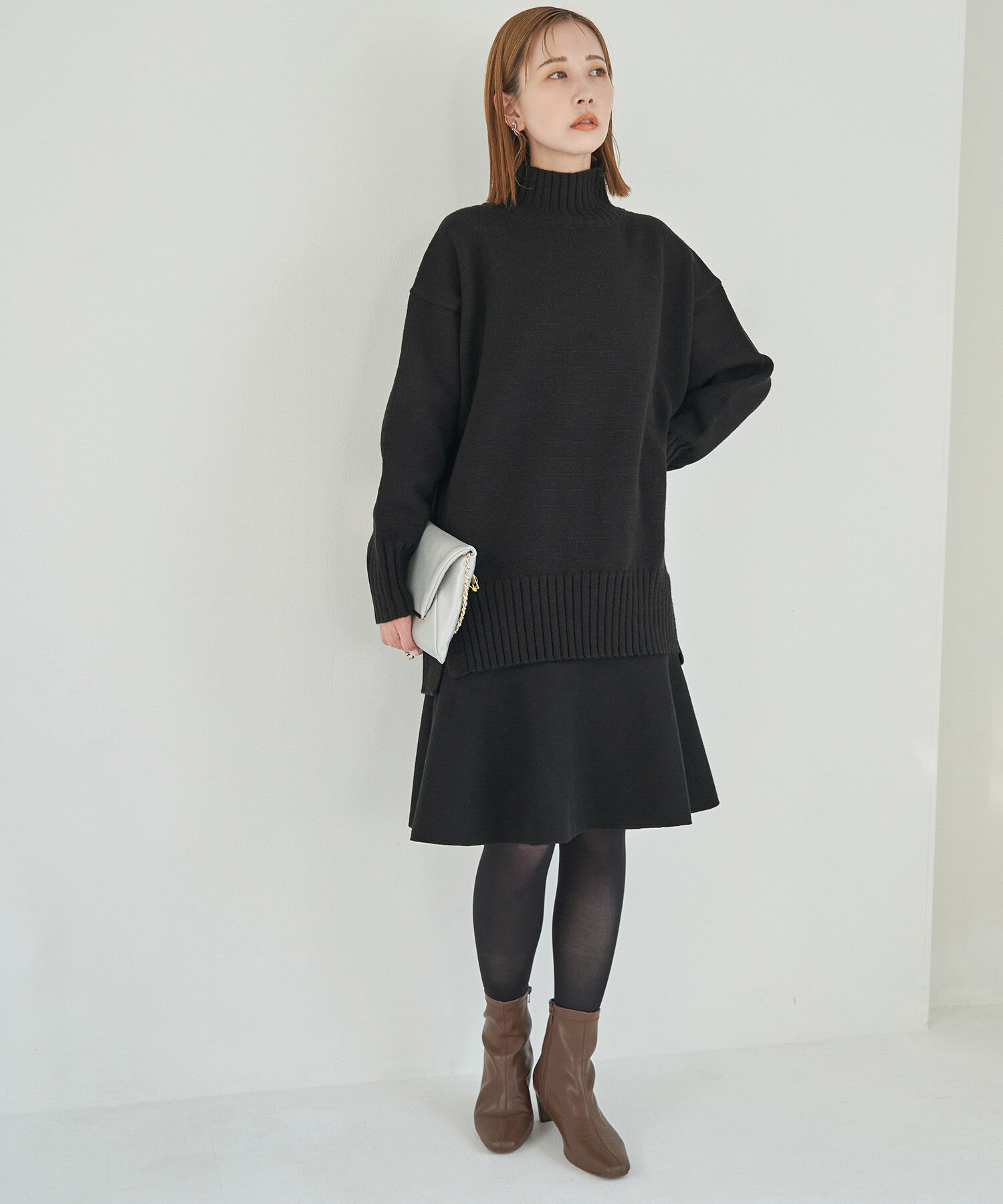 Rope&rsquo;Picnic「【シリーズ累計23万枚突破】サイドスリットニットプルオーバー/リンクコーデ」|ニット・セーター|