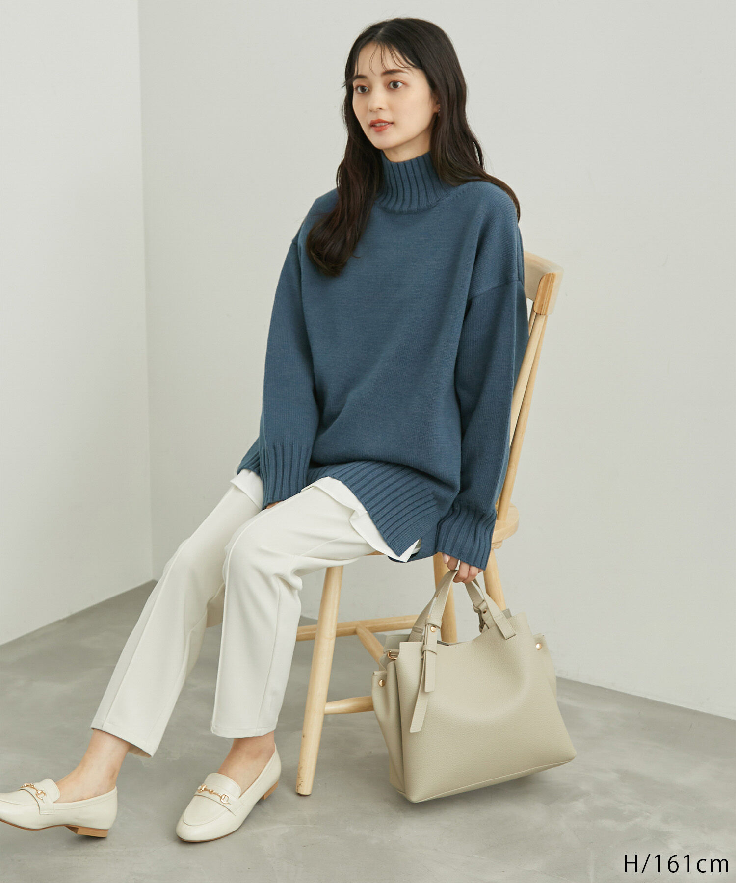 Rope&rsquo;Picnic「【シリーズ累計23万枚突破】サイドスリットニットプルオーバー/リンクコーデ」|ニット・セーター|