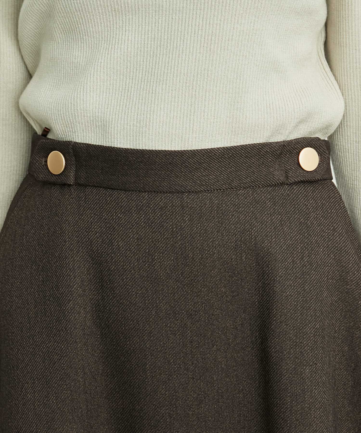 Rope&rsquo;Picnic「セットアップ対応/スリートーンツイードスカート」|スカート|