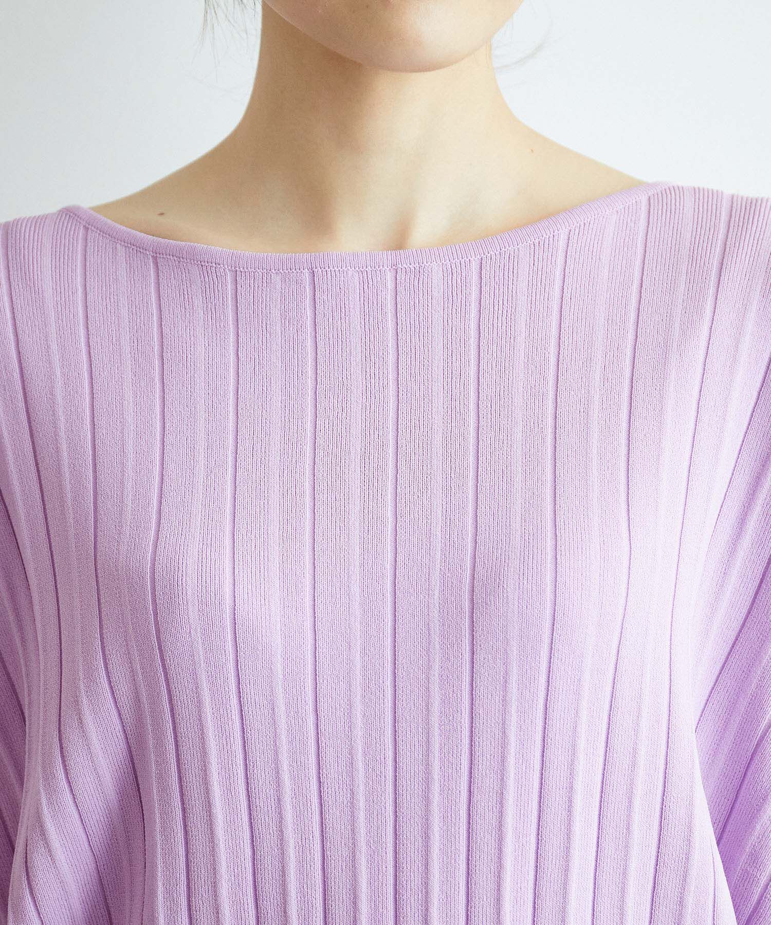 Rope&rsquo;Picnic「プリーツドルマンニットプルオーバー/UVカット・洗濯機OK」|ニット・セーター|