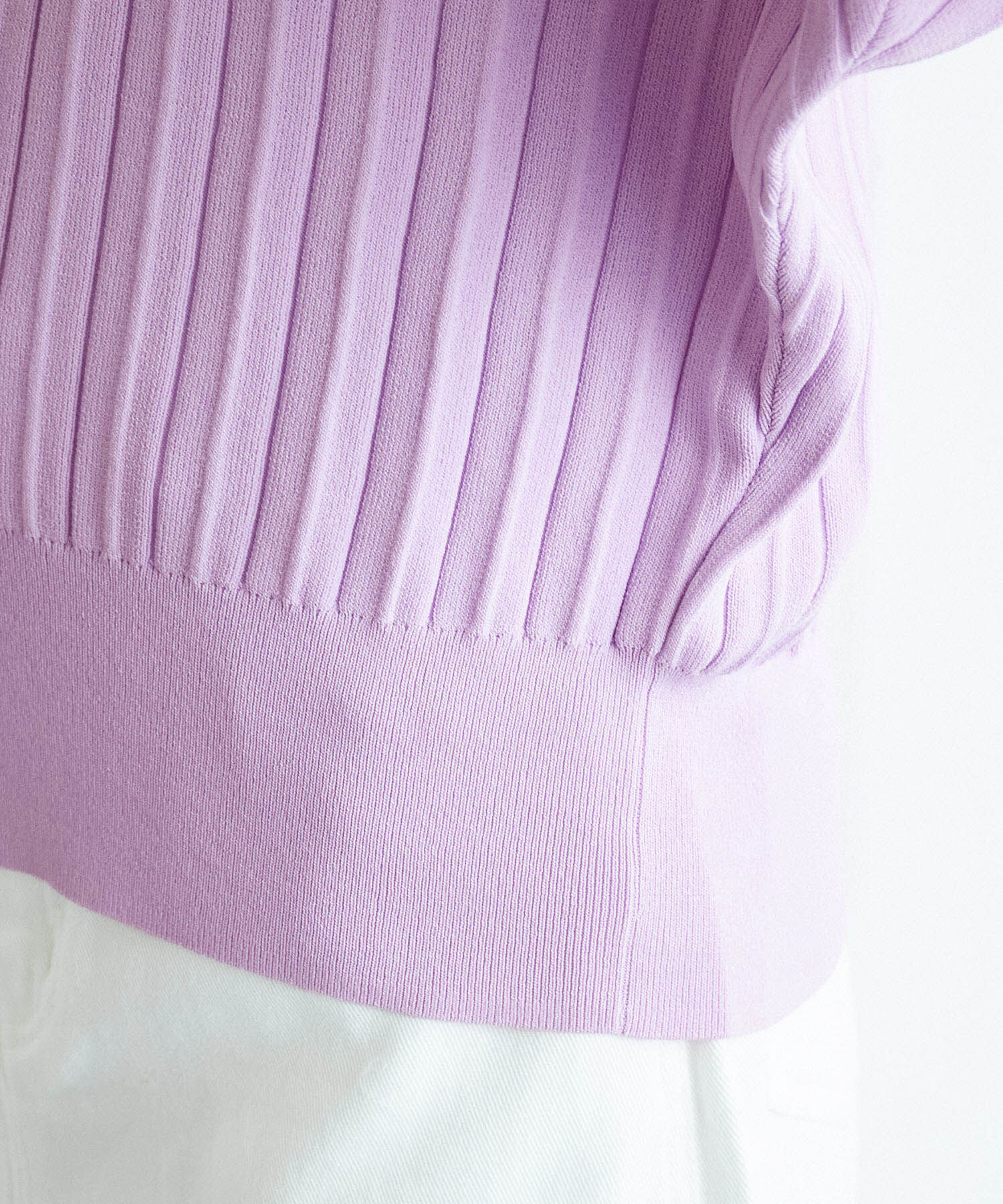 Rope&rsquo;Picnic「プリーツドルマンニットプルオーバー/UVカット・洗濯機OK」|ニット・セーター|