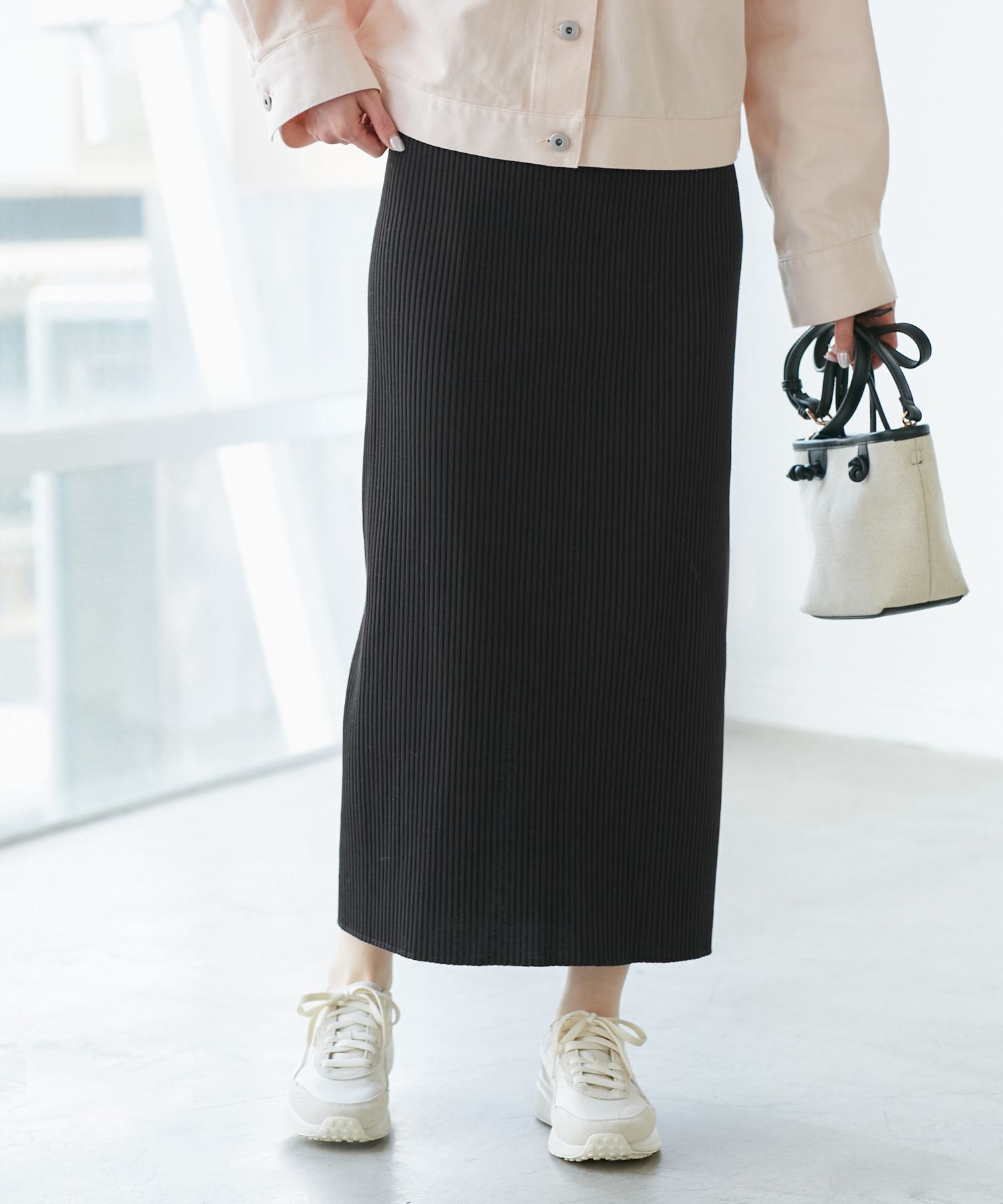 Rope&rsquo;Picnic「小柄さん向けサイズあり/トタンテレコアイラインスカート」|スカート|